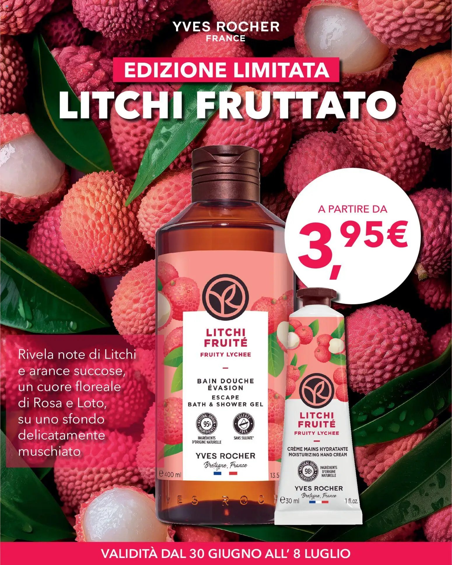 Yves Rocher catalogo Litchi Fruttato