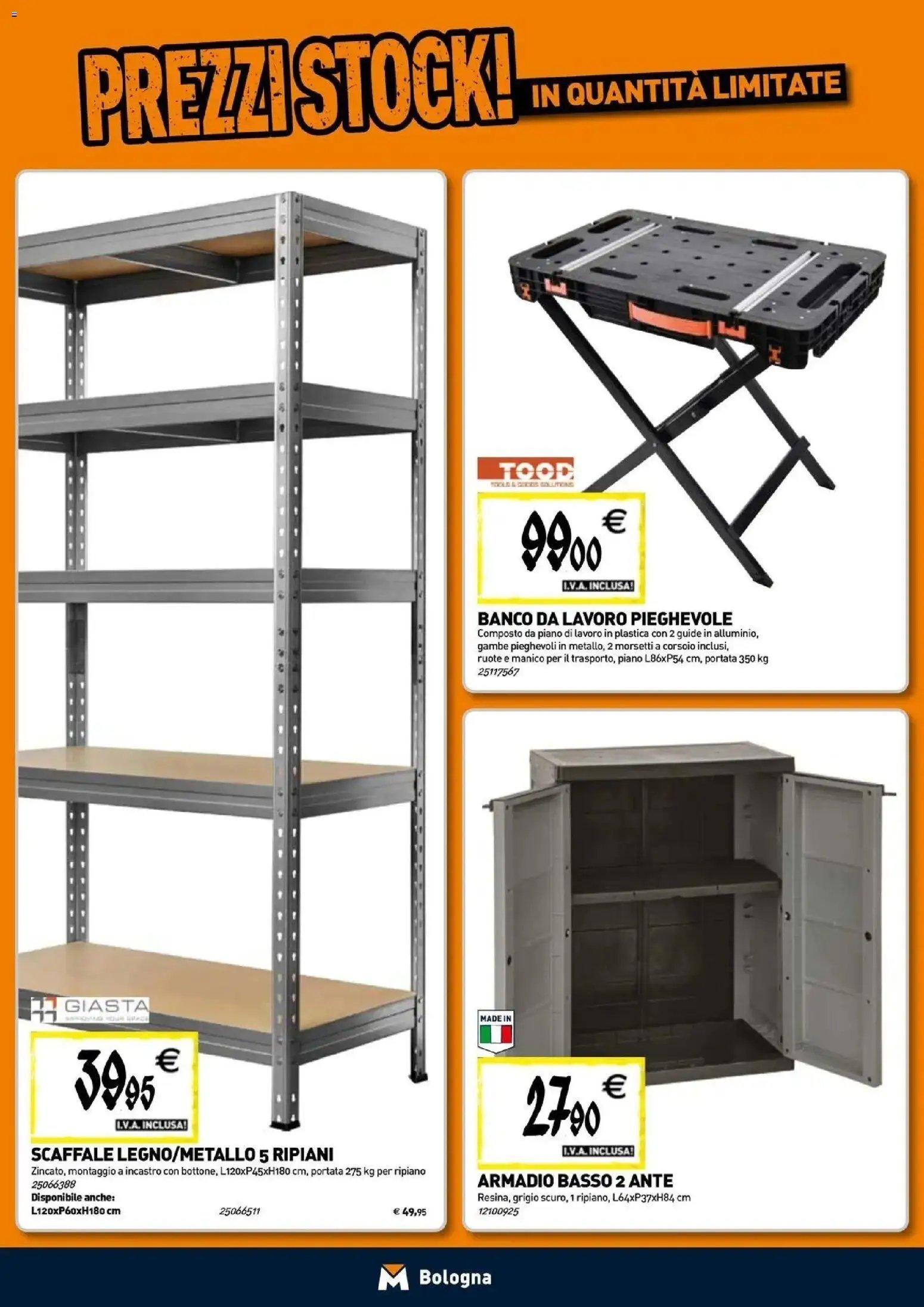 TECNOMAT - Straordinari prezzi stock!