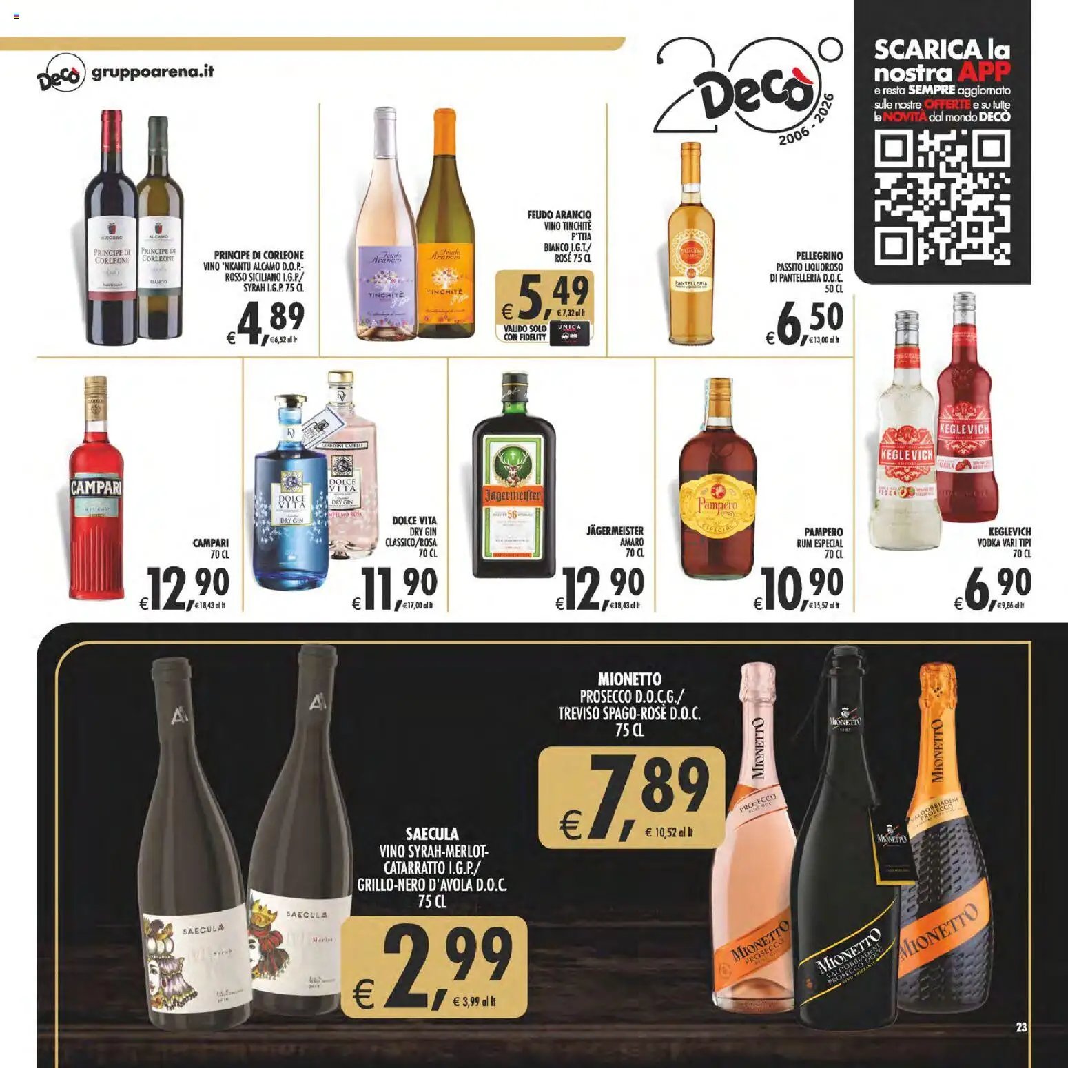 Decò volantino Gourmet Sicilia