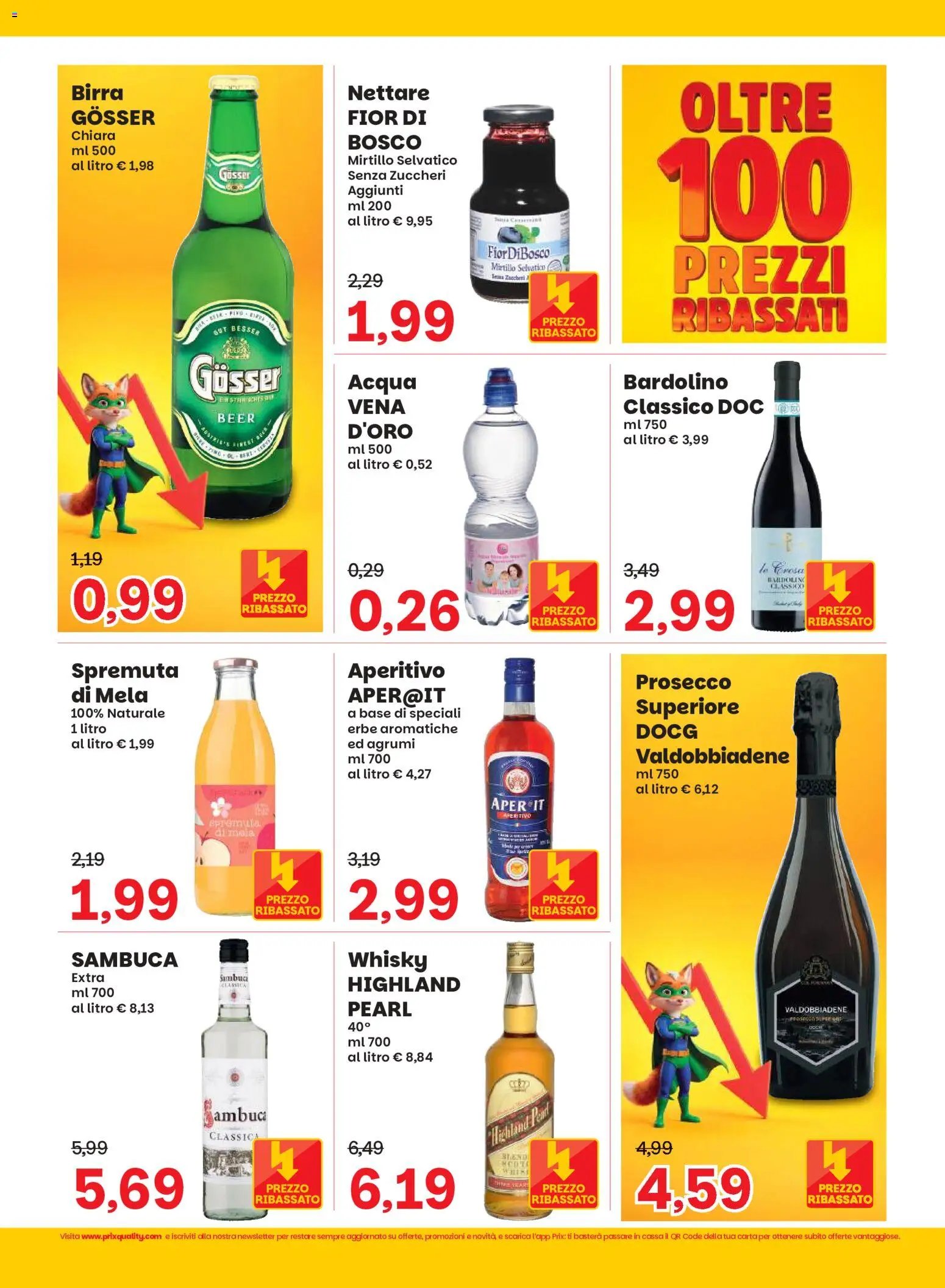 Prix volantino Settembre