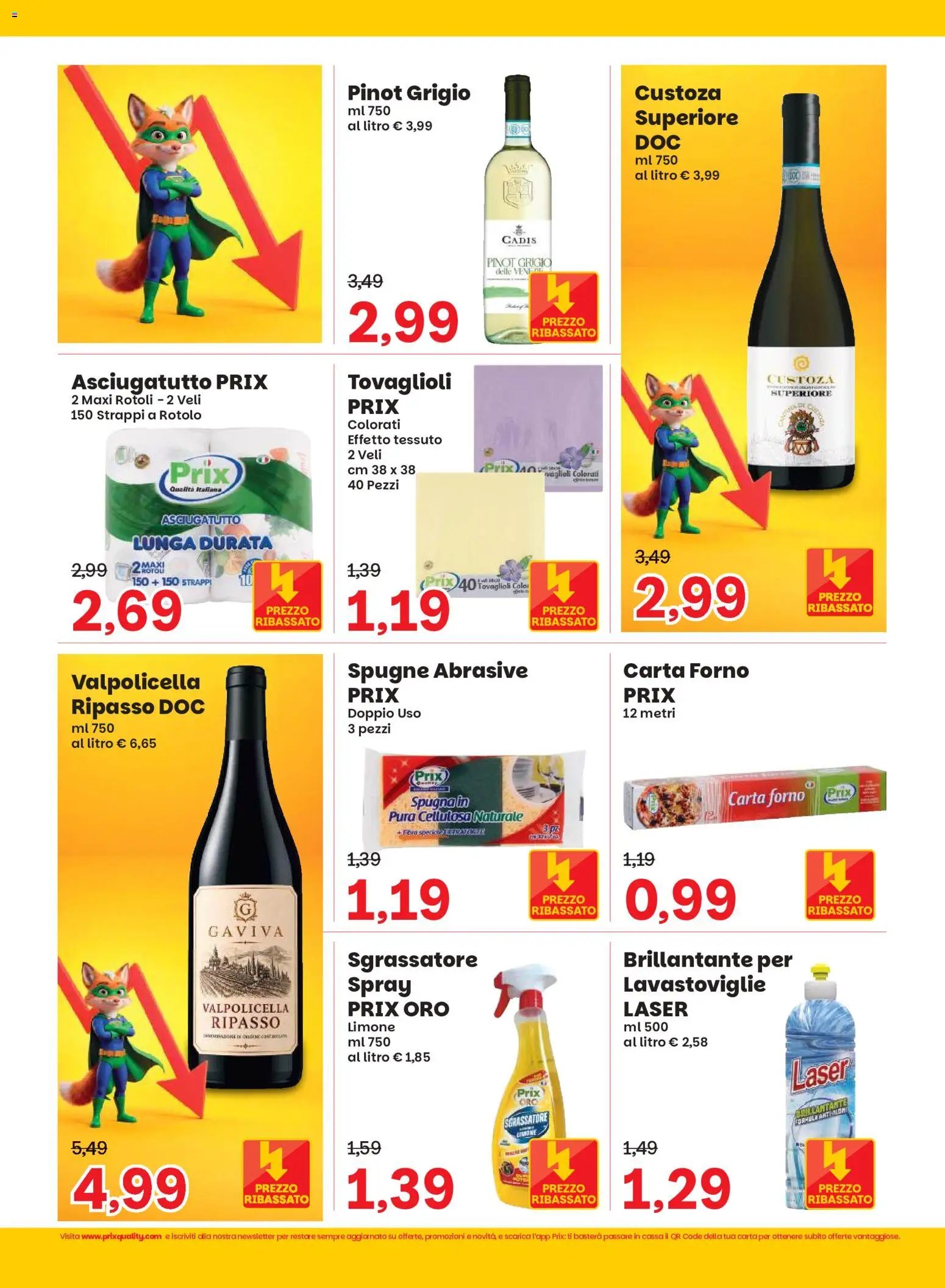 Prix volantino Settembre