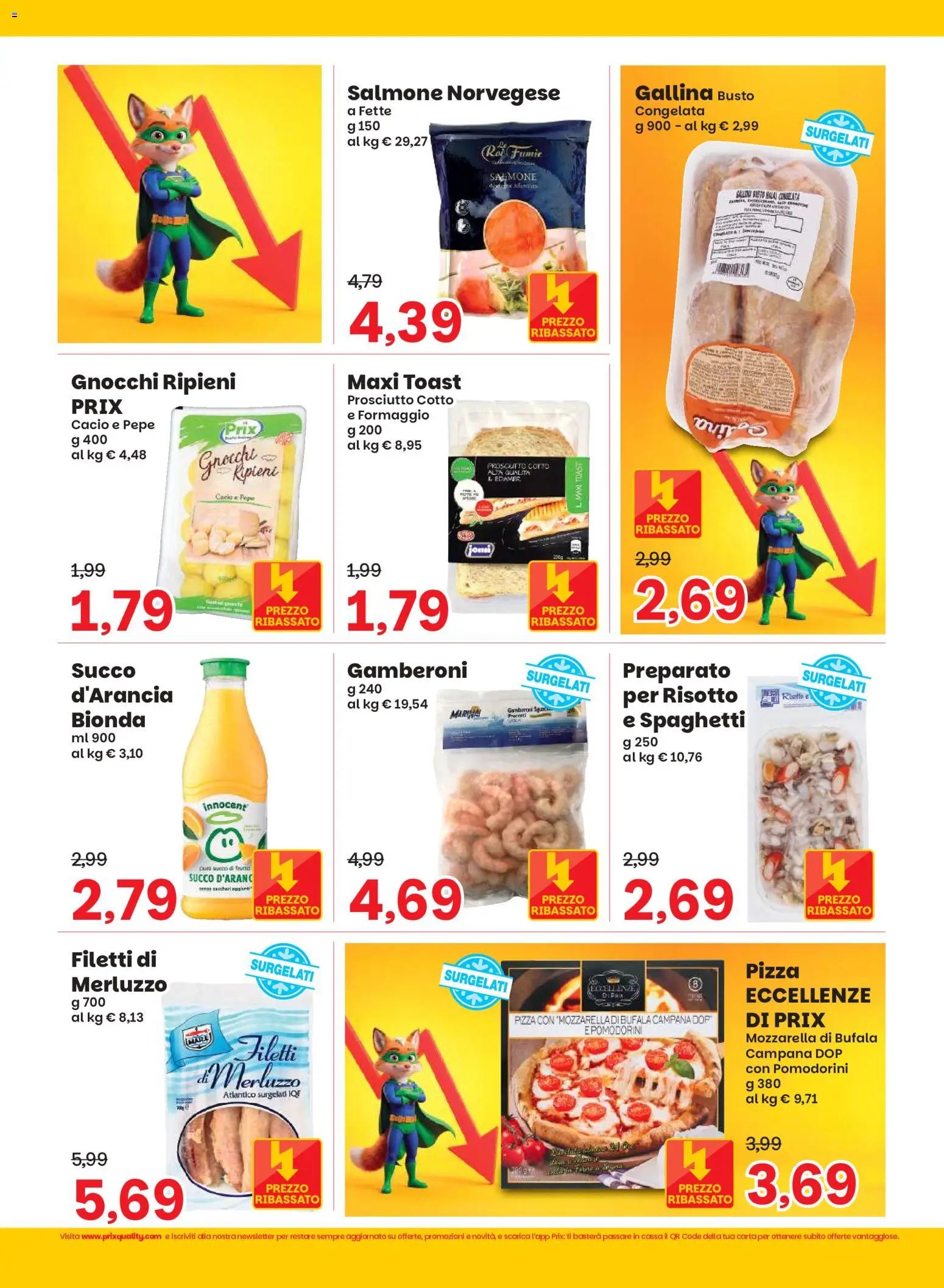 Prix volantino Settembre