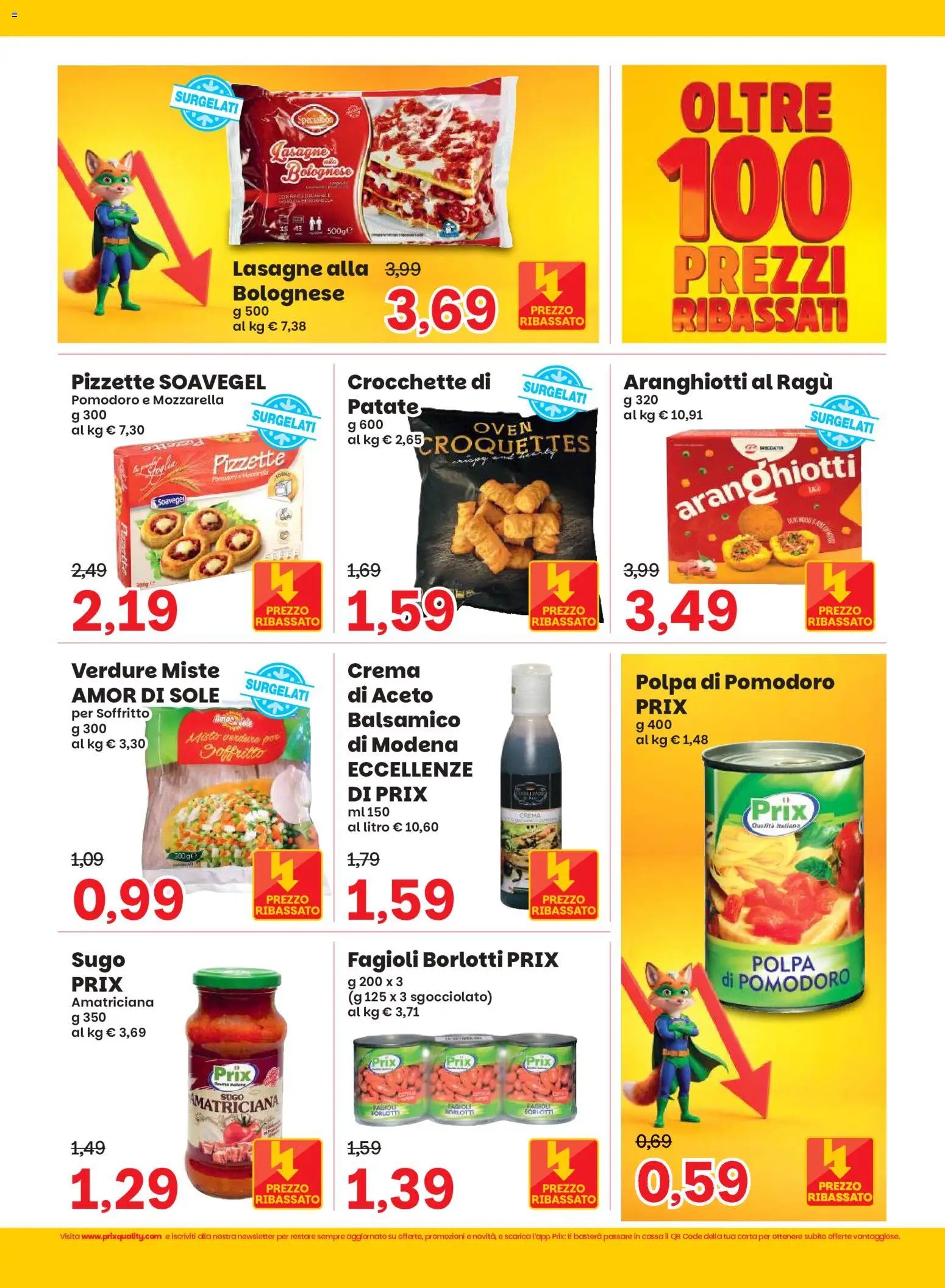 Prix volantino Settembre