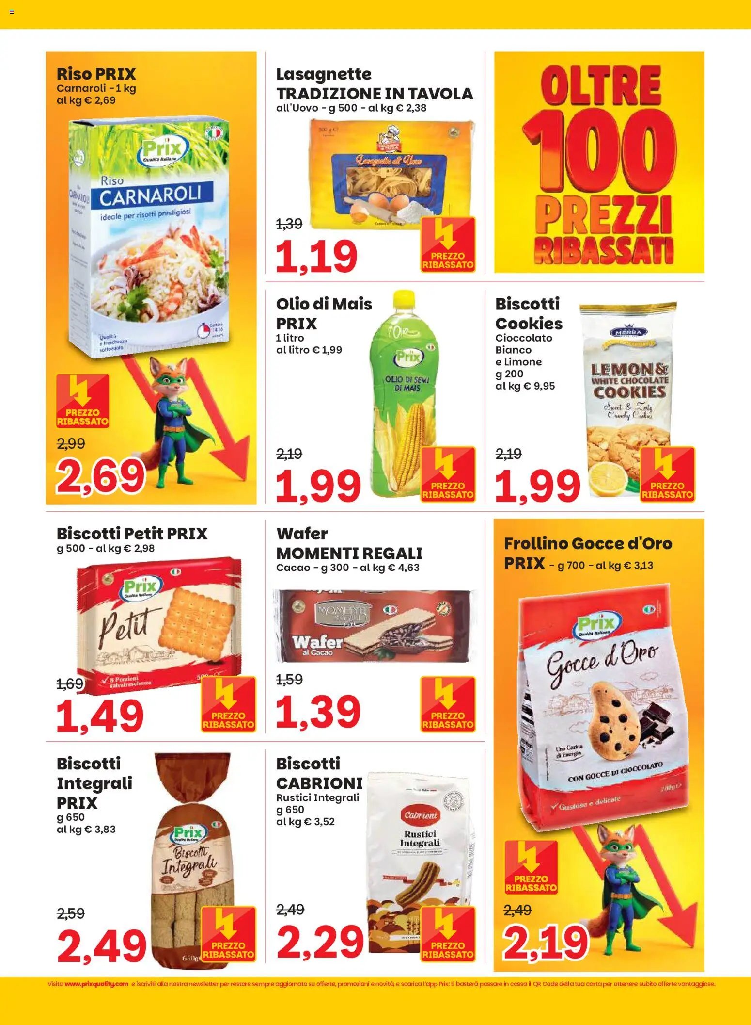 Prix volantino Settembre