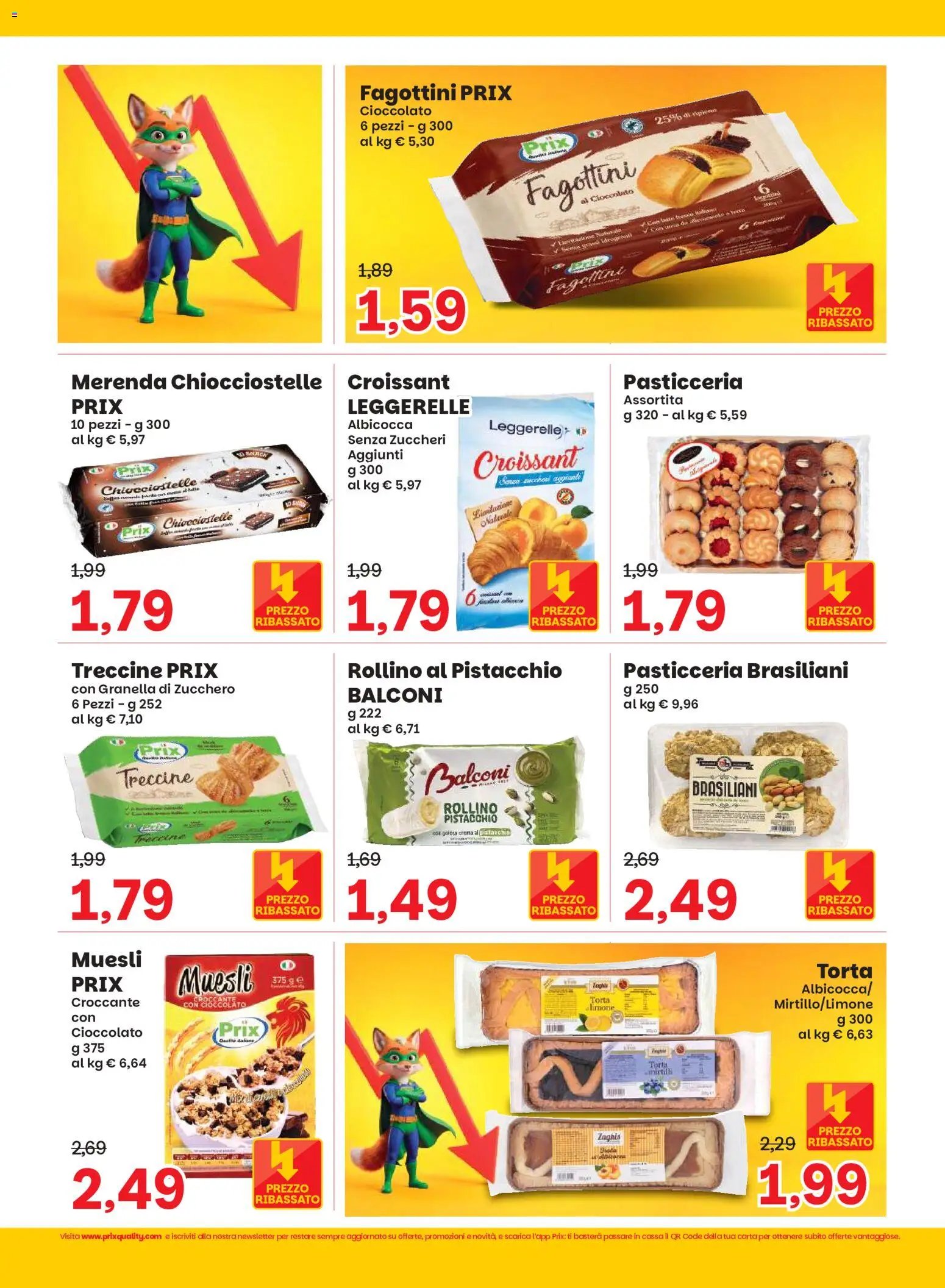 Prix volantino Settembre