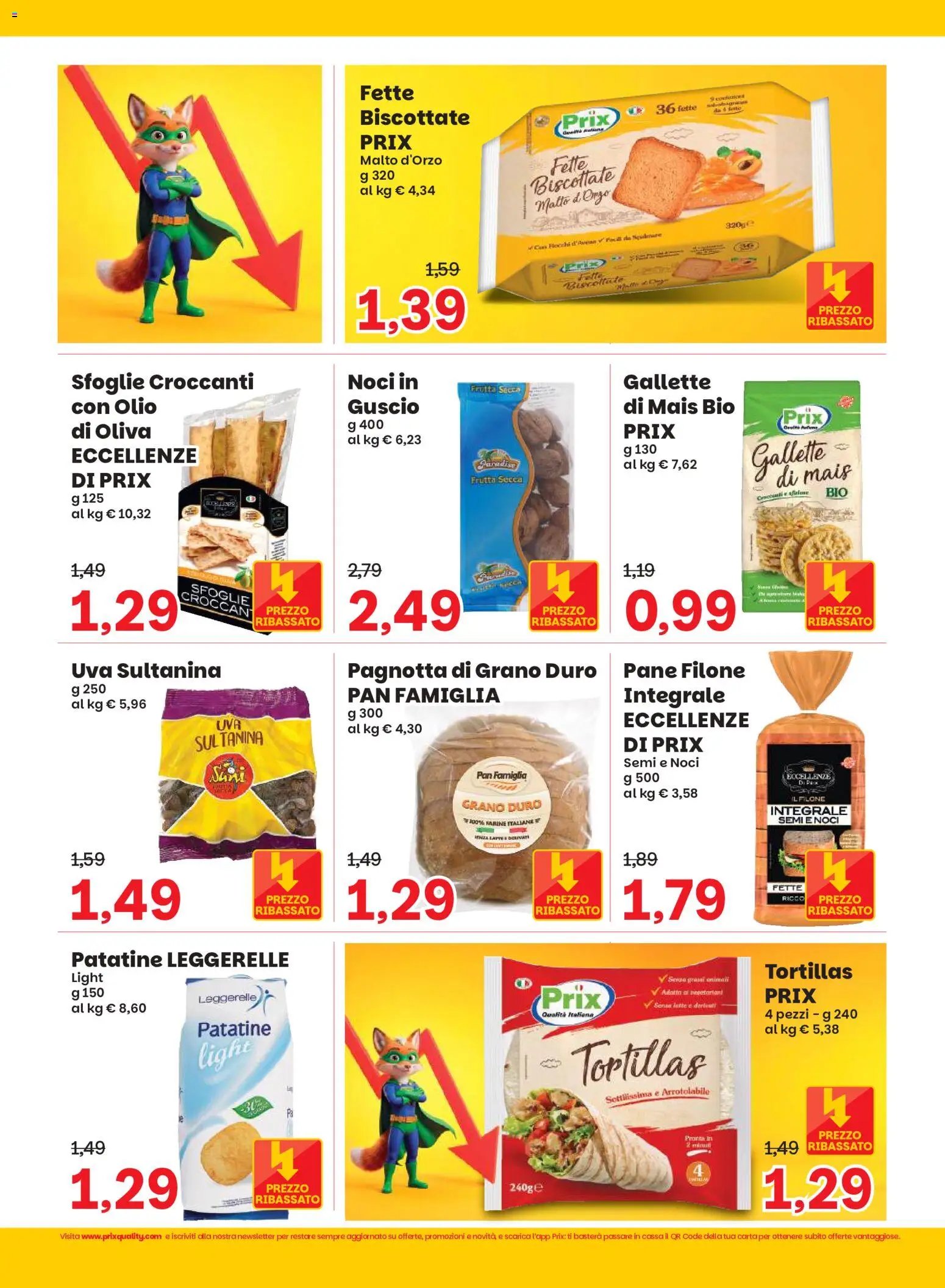 Prix volantino Settembre