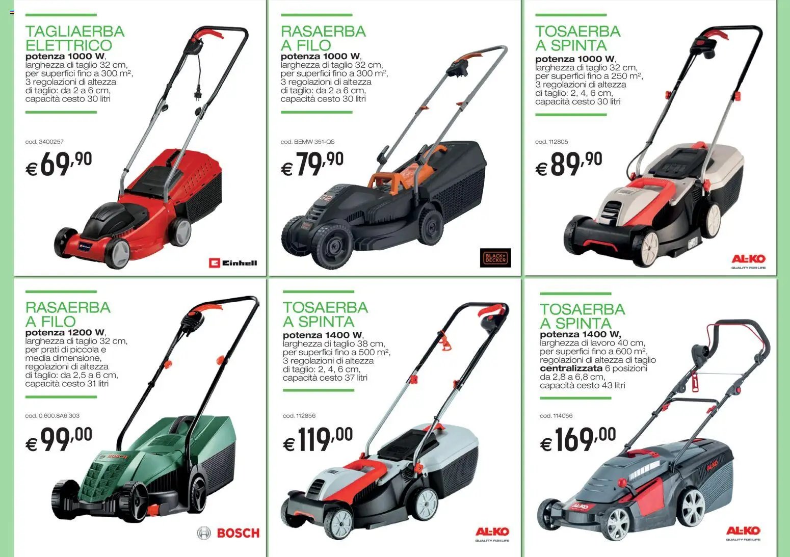 Brico OK volantino Macchine Da Giardino