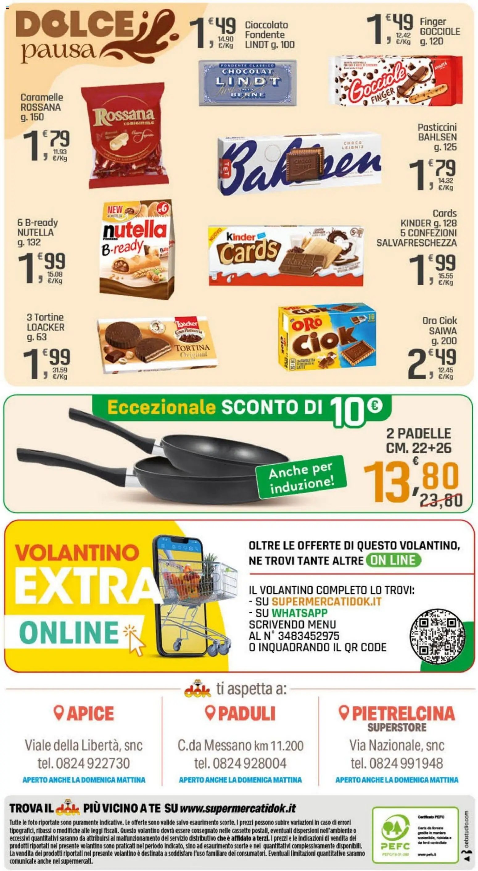 DOK volantino Apice, Pietrelcina, Paduli