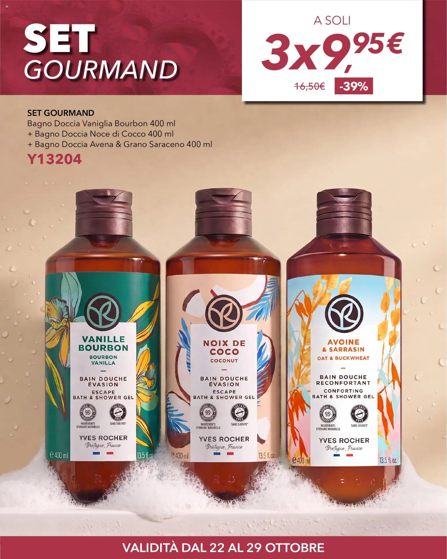 Yves Rocher catalogo Bagno Doccia