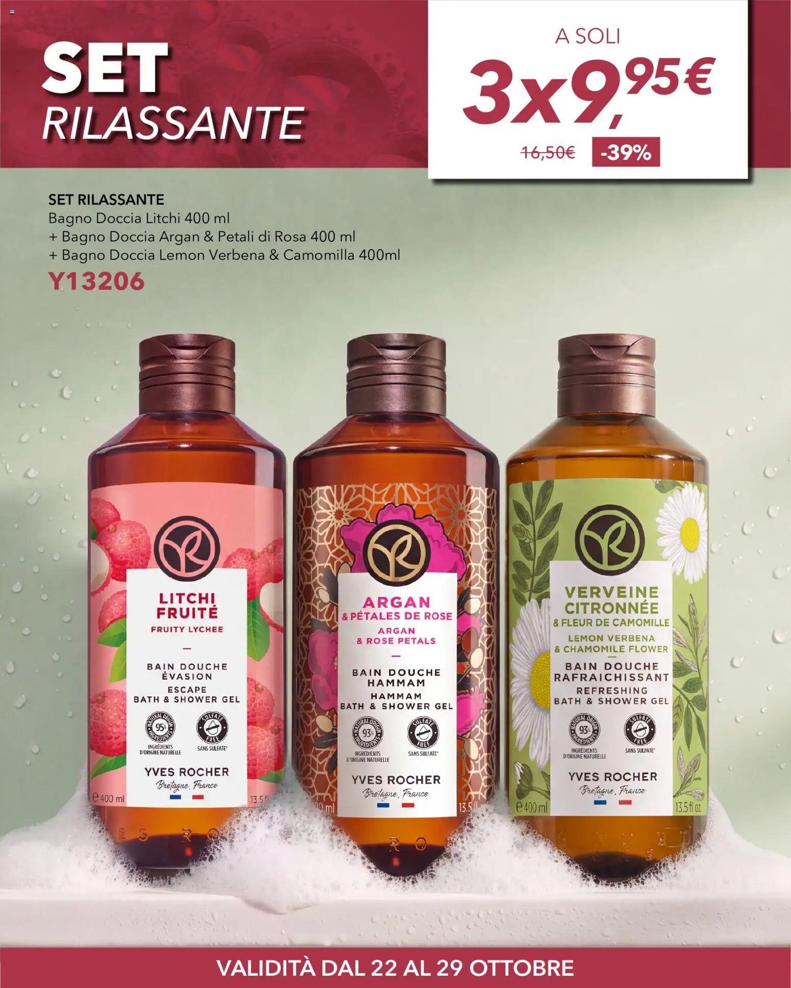 Yves Rocher catalogo Bagno Doccia