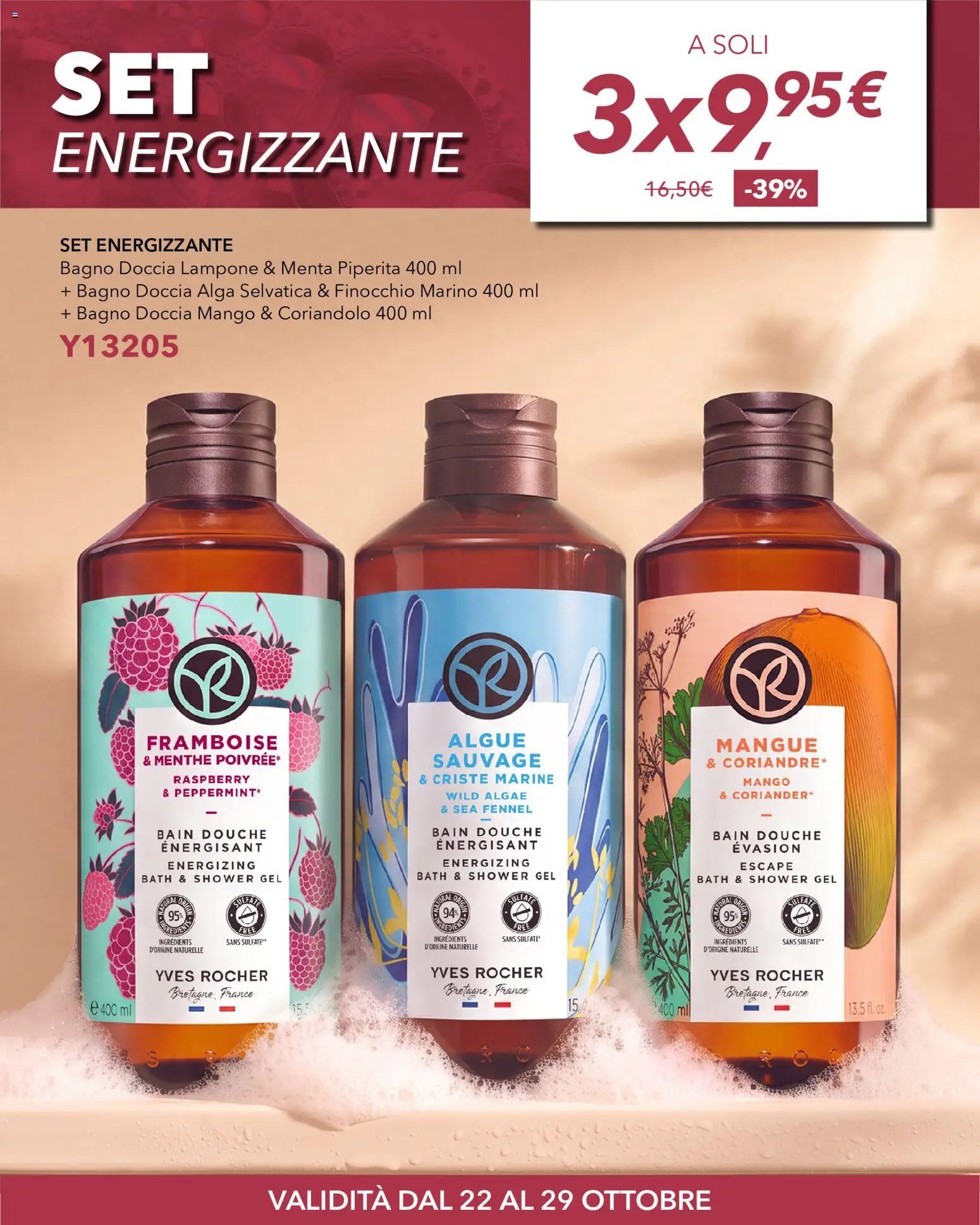 Yves Rocher catalogo Bagno Doccia
