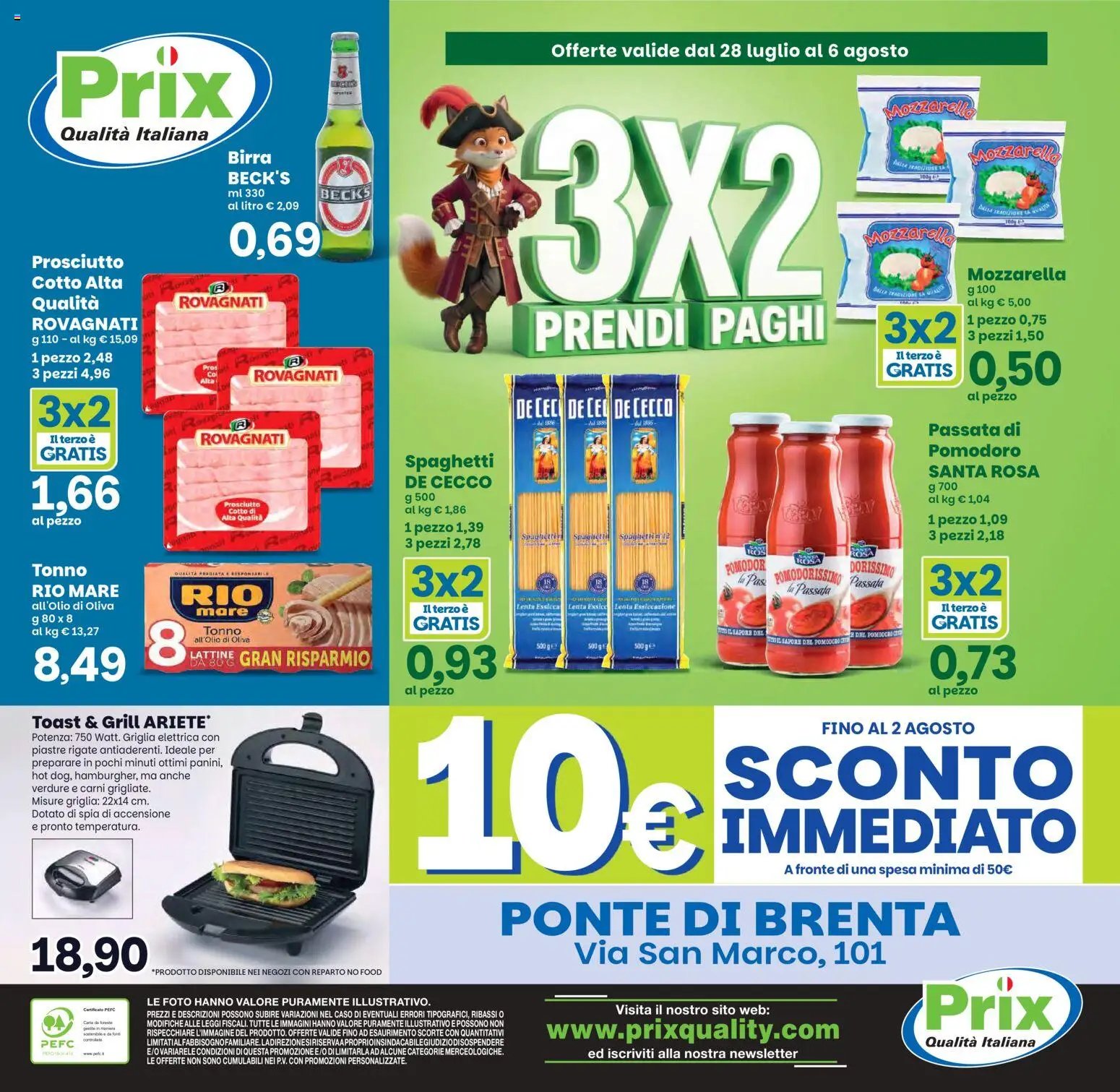 Prix volantino Ponte di Brenta