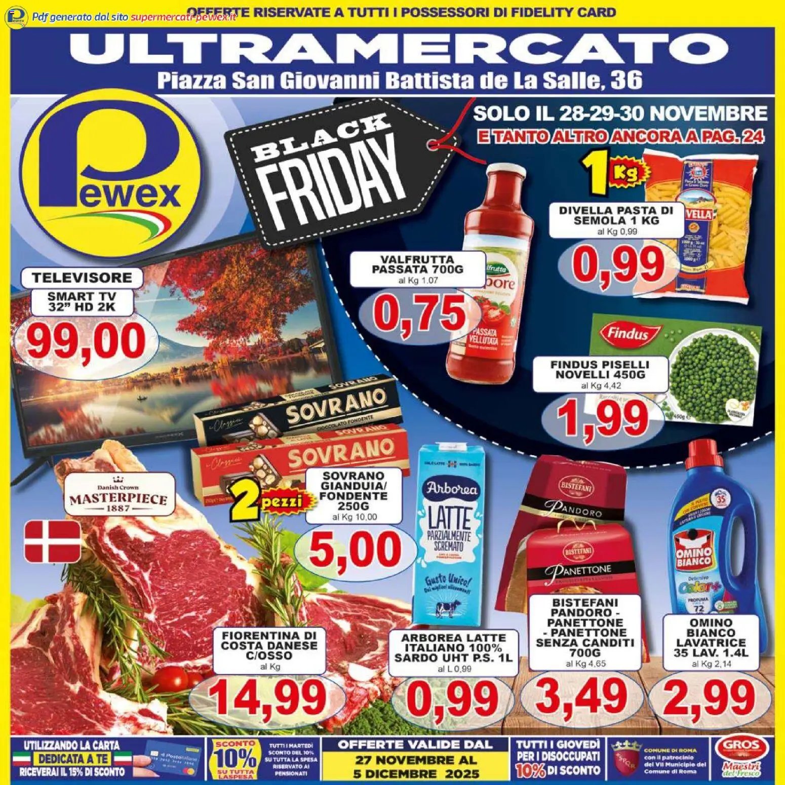 Pewex Piazza San Giovanni Battista de la Salle, 36 catalogo (2025-11-27 - 2025-12-05)