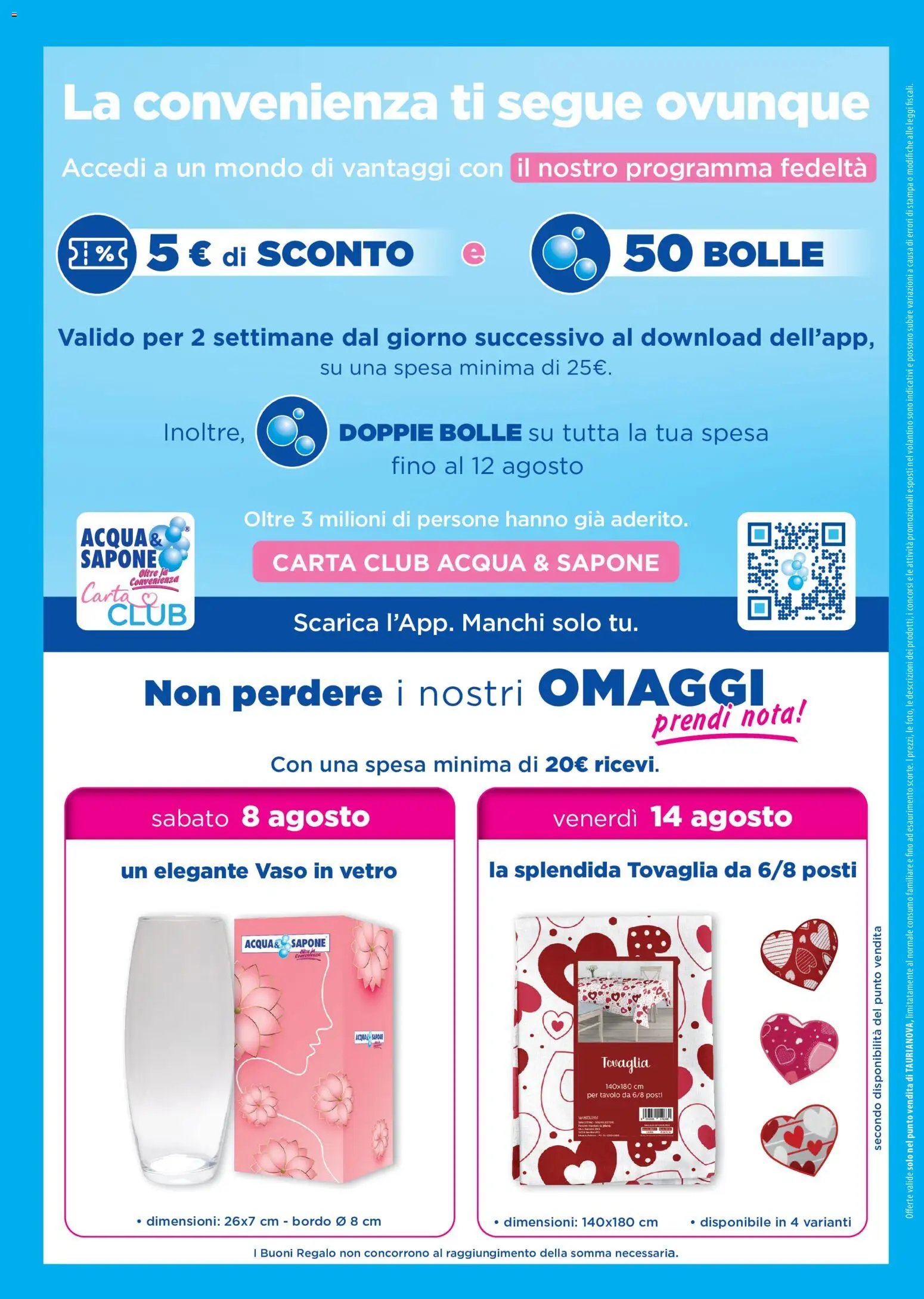 Acqua e Sapone volantino Apertura Taurianova