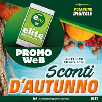 Elite Supermercati volantino Sconti d'Autunno
