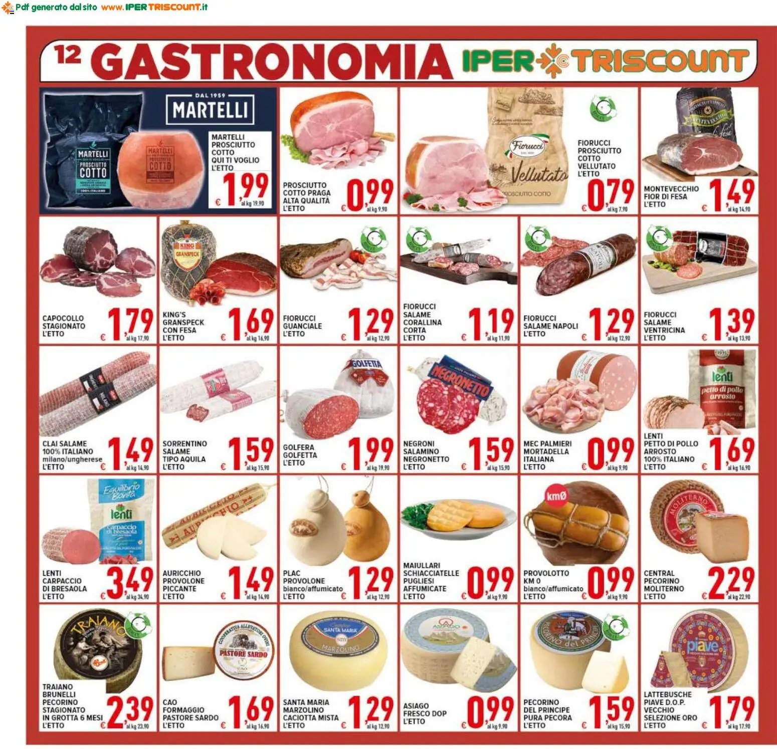Ipertriscount volantino La Romanina
