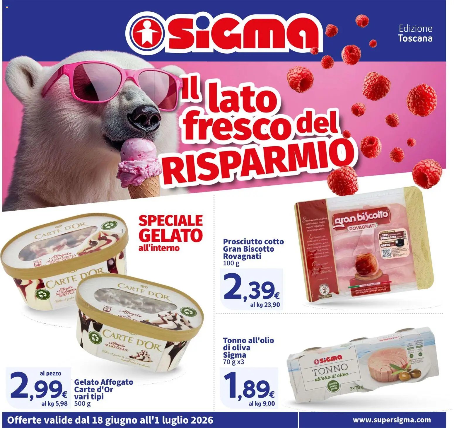 SIGMA volantino Toscana