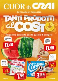CRAI volantino Cuor di Crai Valmontone