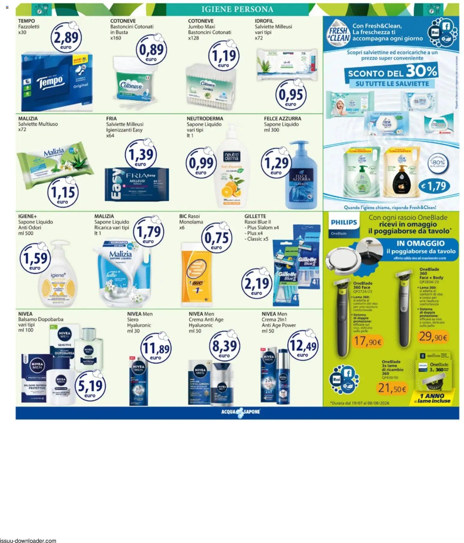 Acqua e Sapone volantino Carini