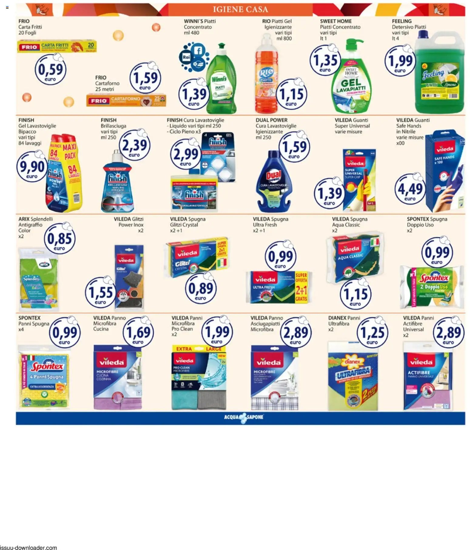 Acqua e Sapone volantino Carini