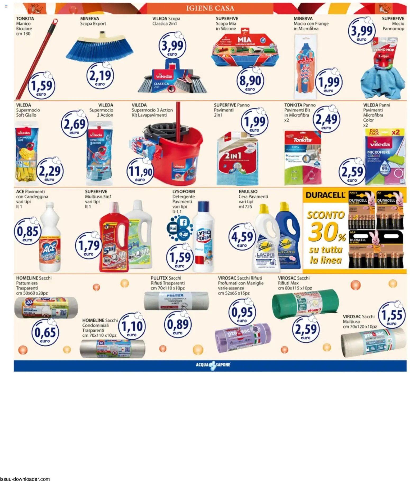 Acqua e Sapone volantino Carini