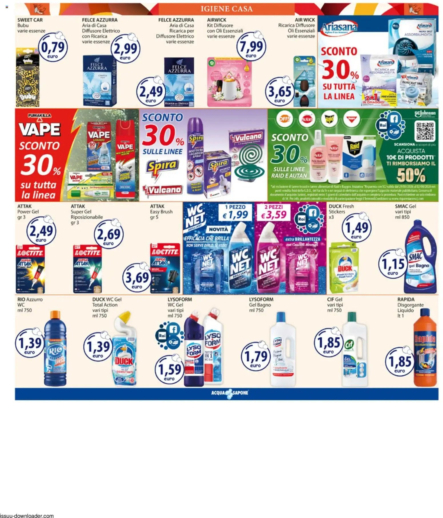 Acqua e Sapone volantino Carini