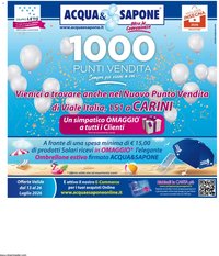 Acqua e Sapone volantino Carini