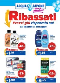 Acqua e Sapone volantino Prezzi Ribassati 2-2026 Cesar Spa (2026-04-13 - 2026-05-31)