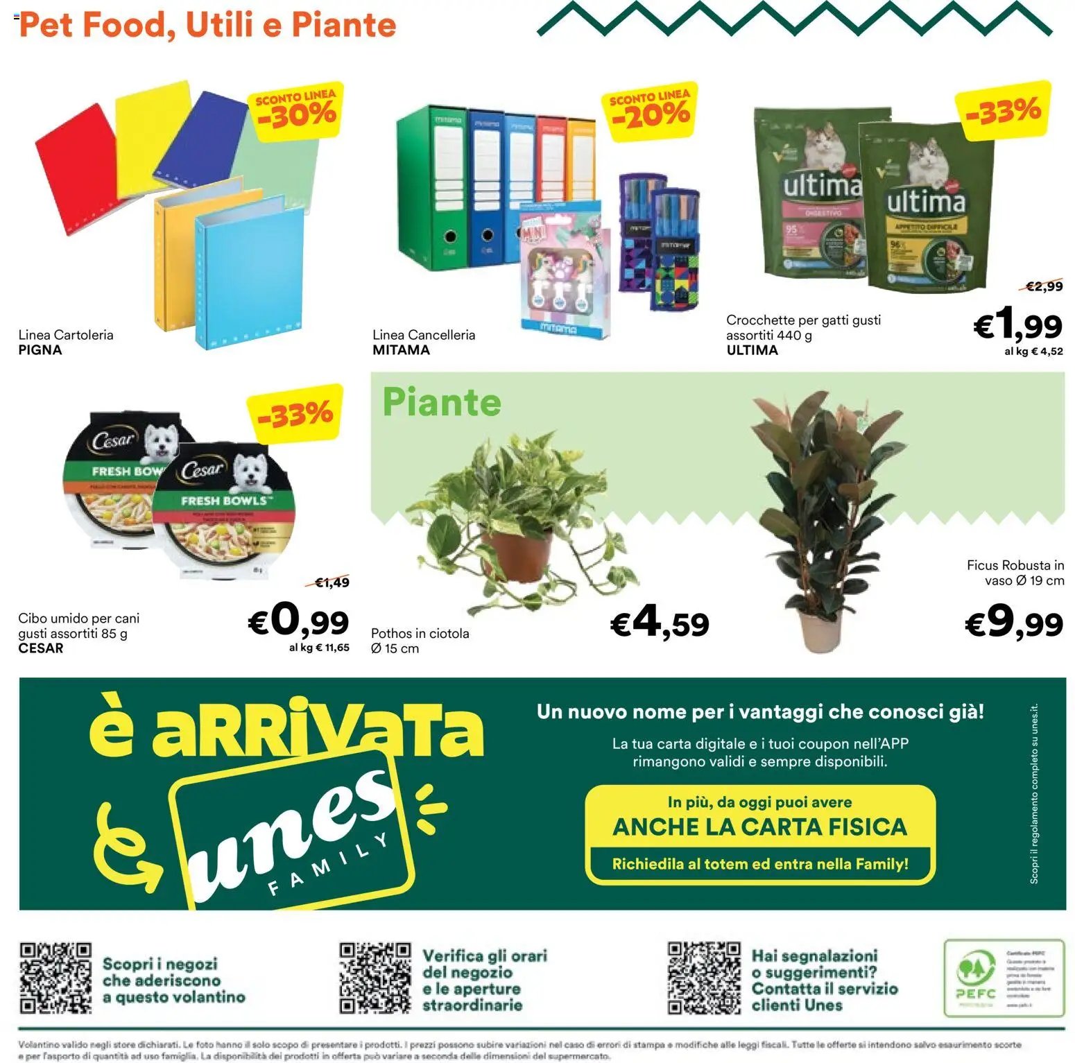Unes volantino