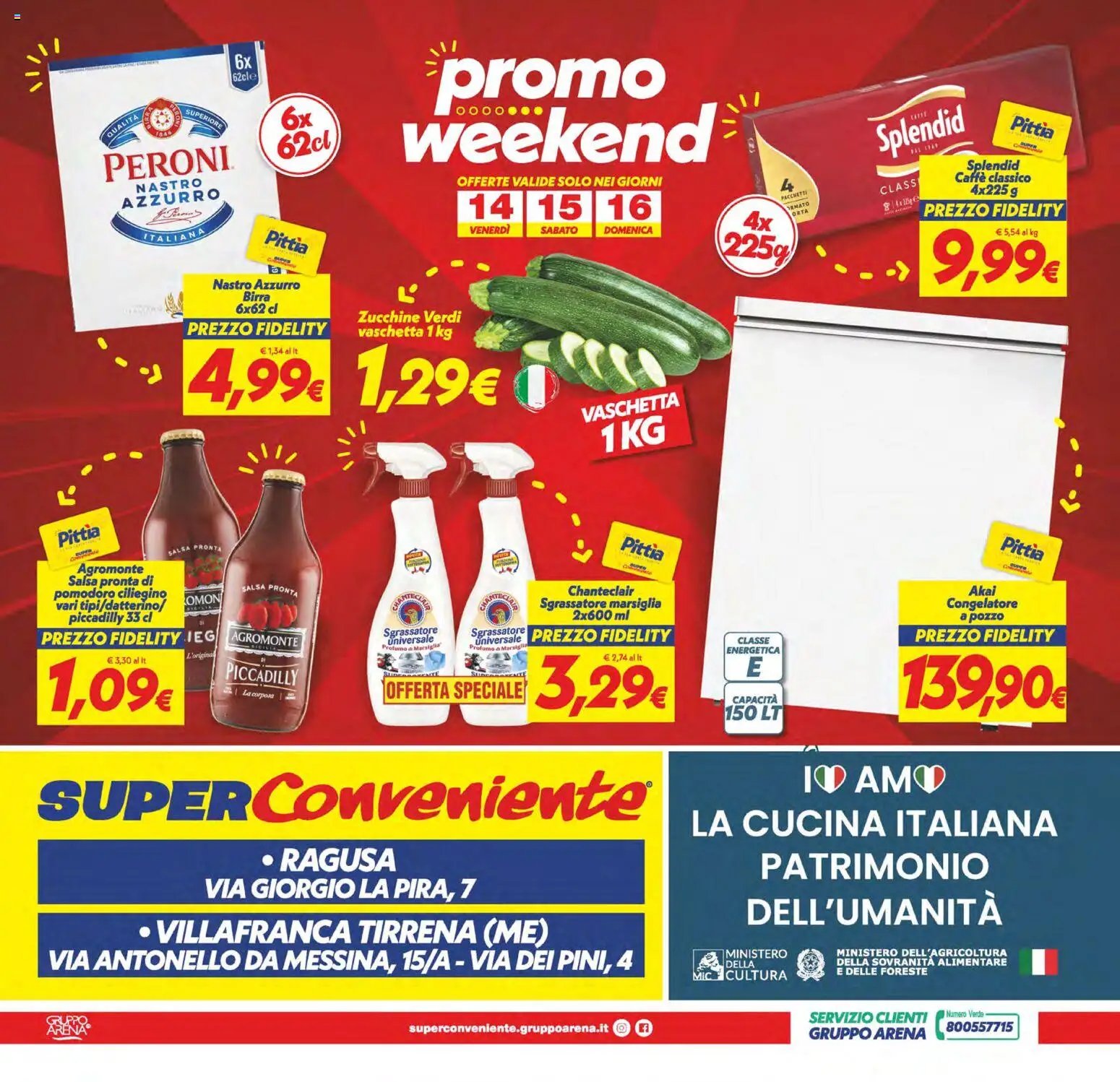 SuperConveniente volantino Ragusa, Villafranca