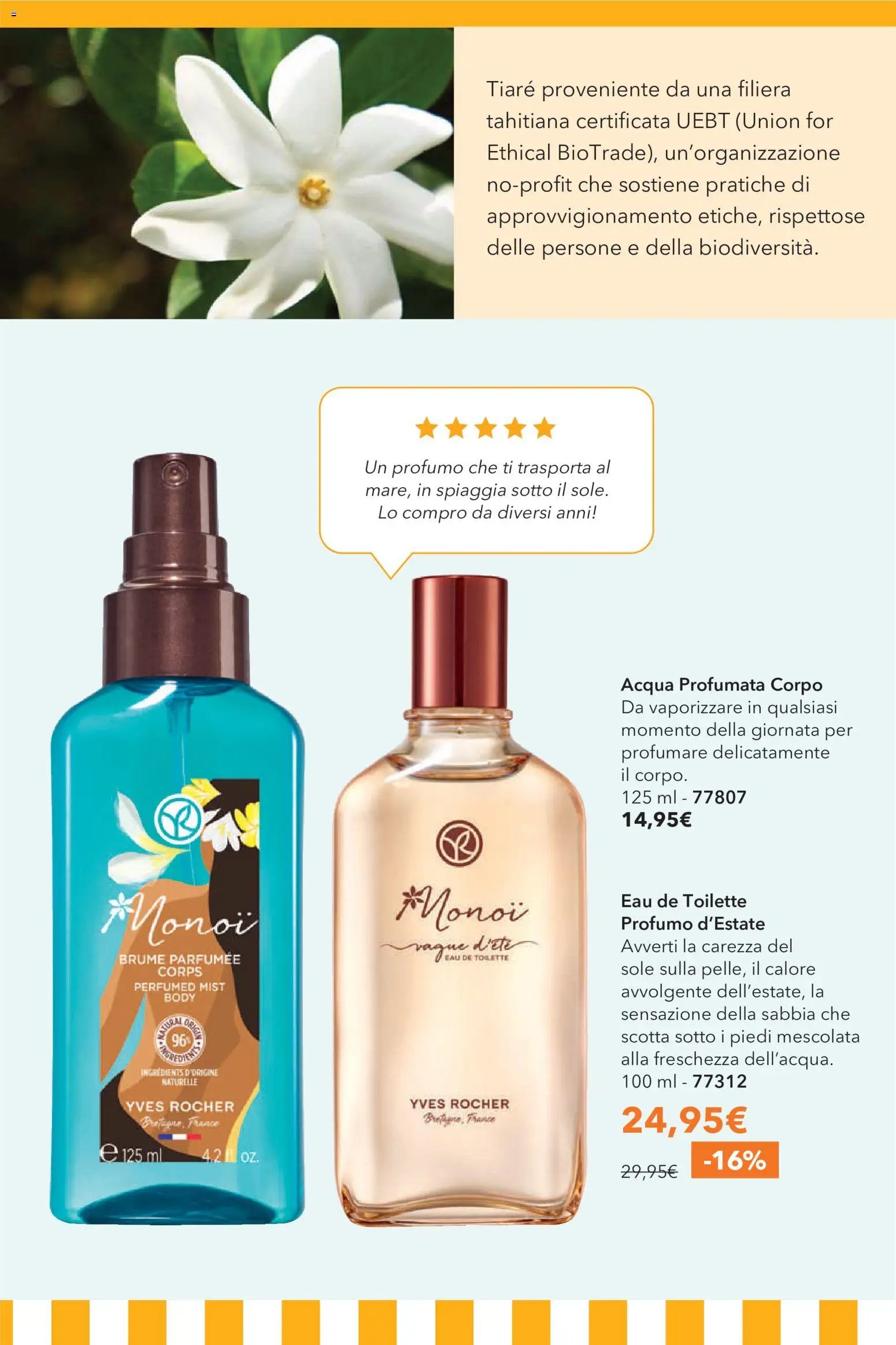 Yves Rocher catalogo Profumo