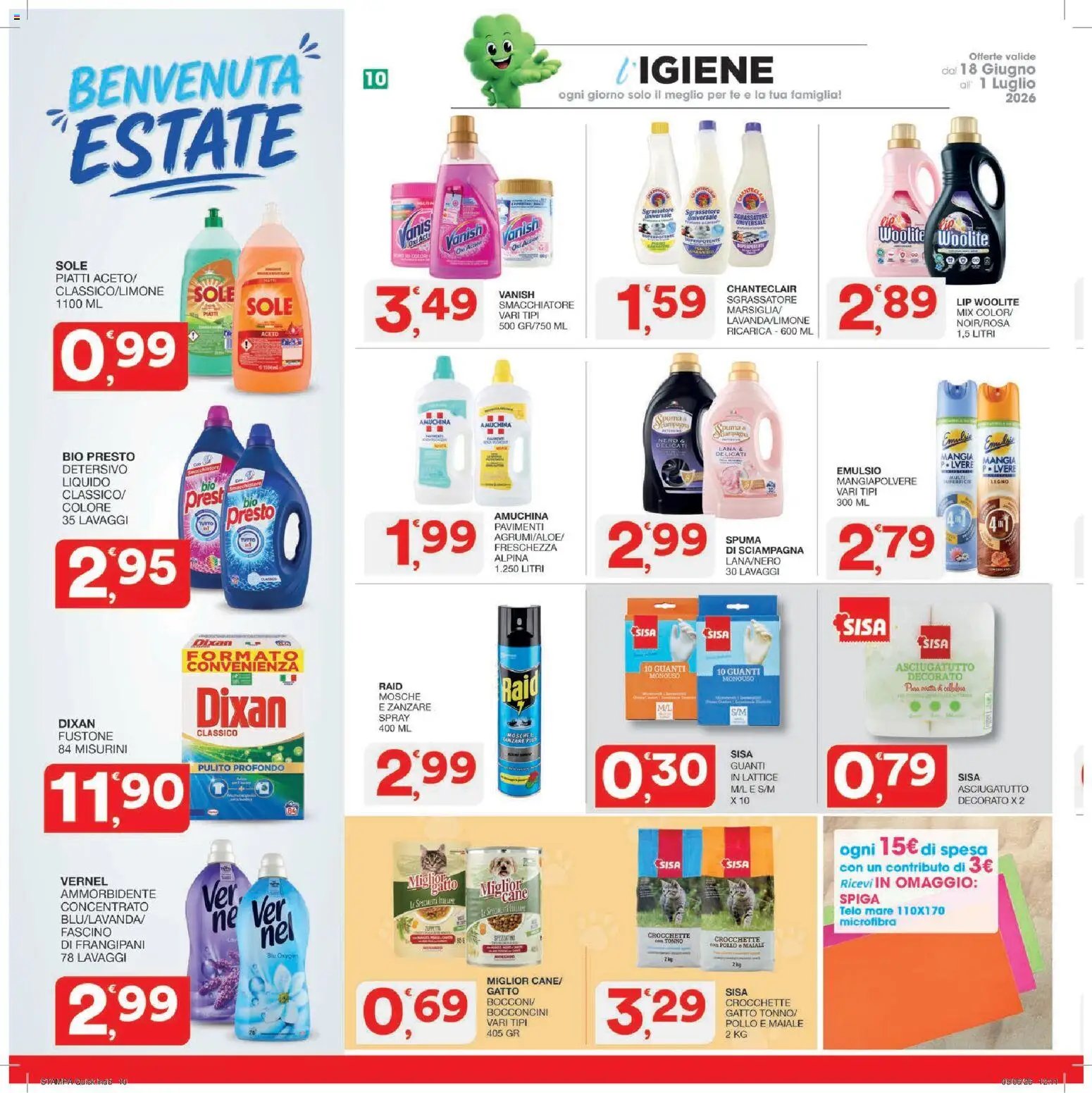 SISA volantino Quick