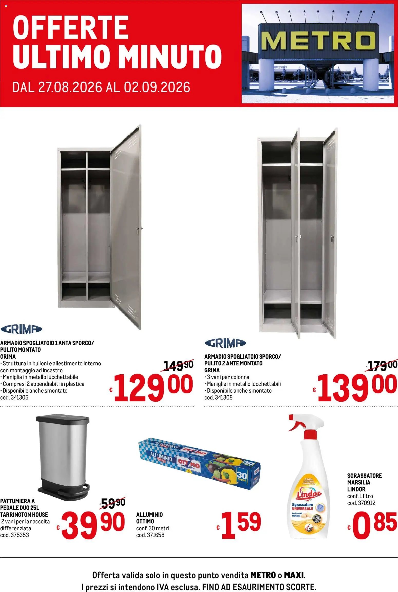 Metro volantino Offerte ultimo minuto
