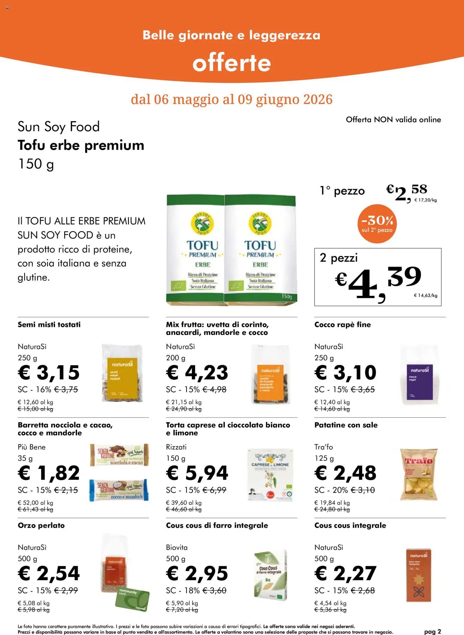 Natura Sì volantino (2026-05-06 - 2026-06-09)