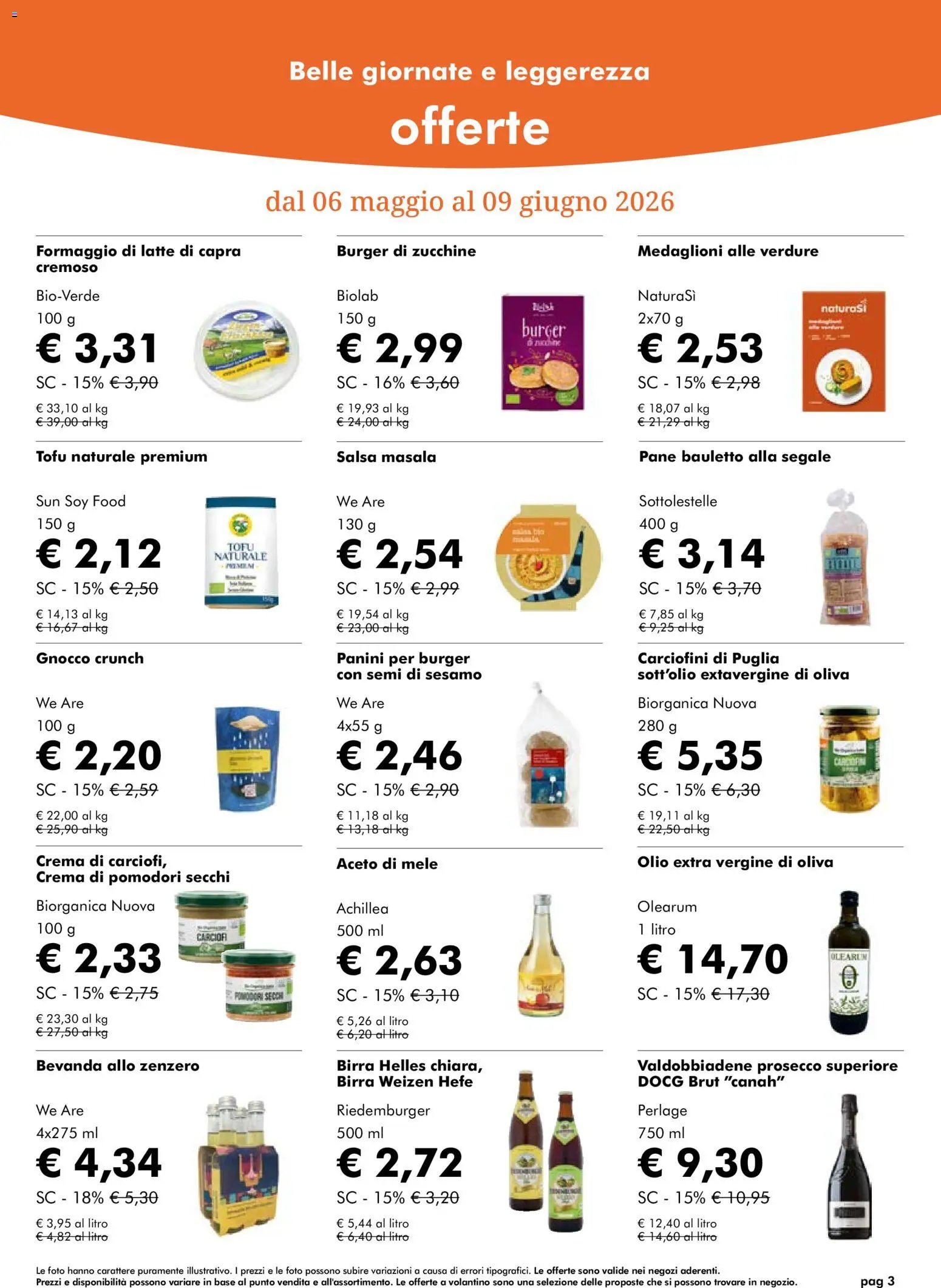 Natura Sì volantino (2026-05-06 - 2026-06-09)