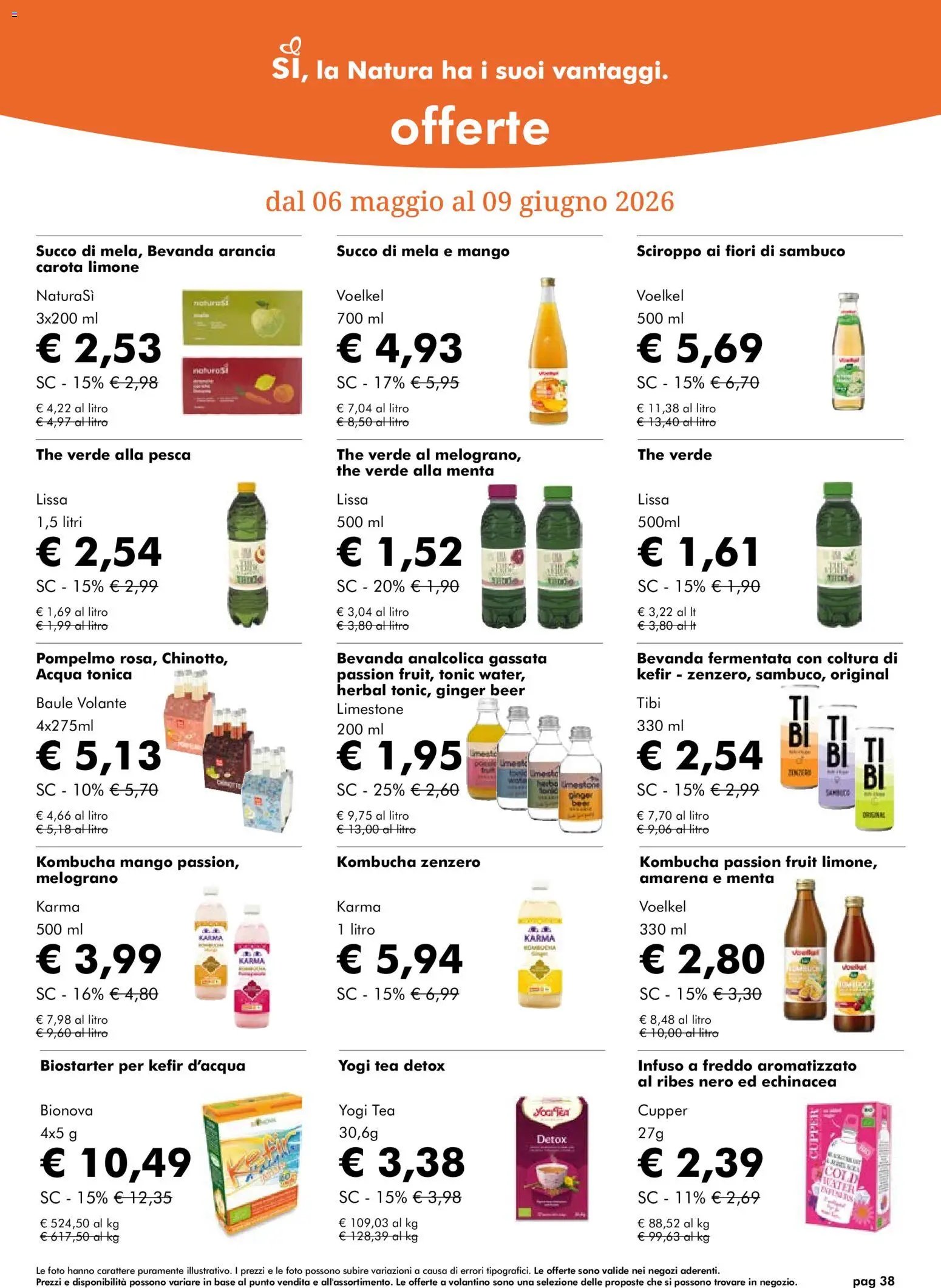 Natura Sì volantino (2026-05-06 - 2026-06-09)