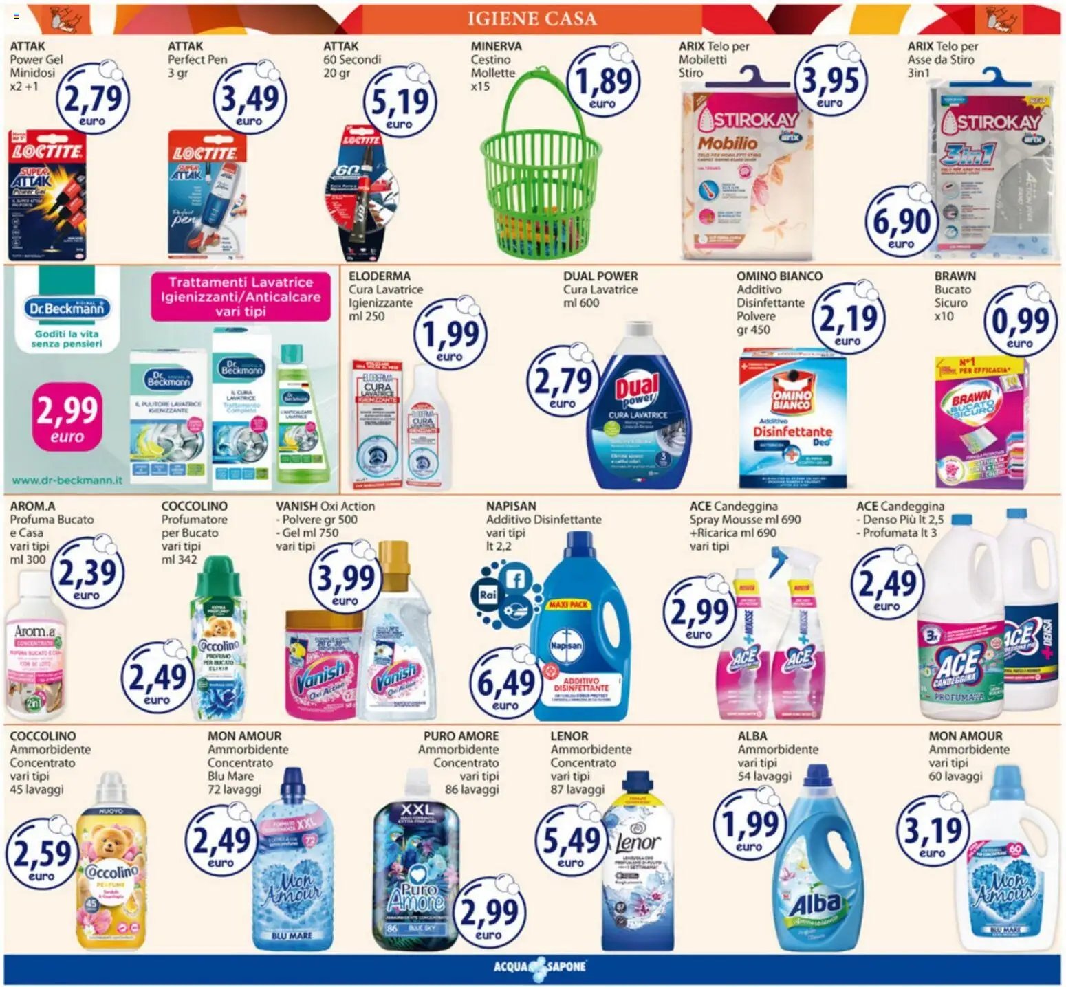 Acqua e Sapone volantino Sicilia
