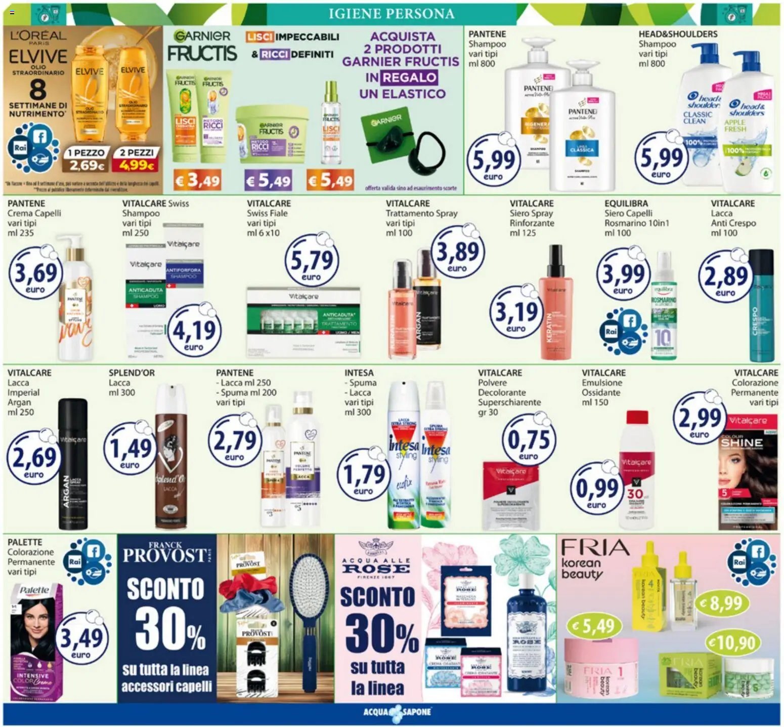 Acqua e Sapone volantino Sicilia