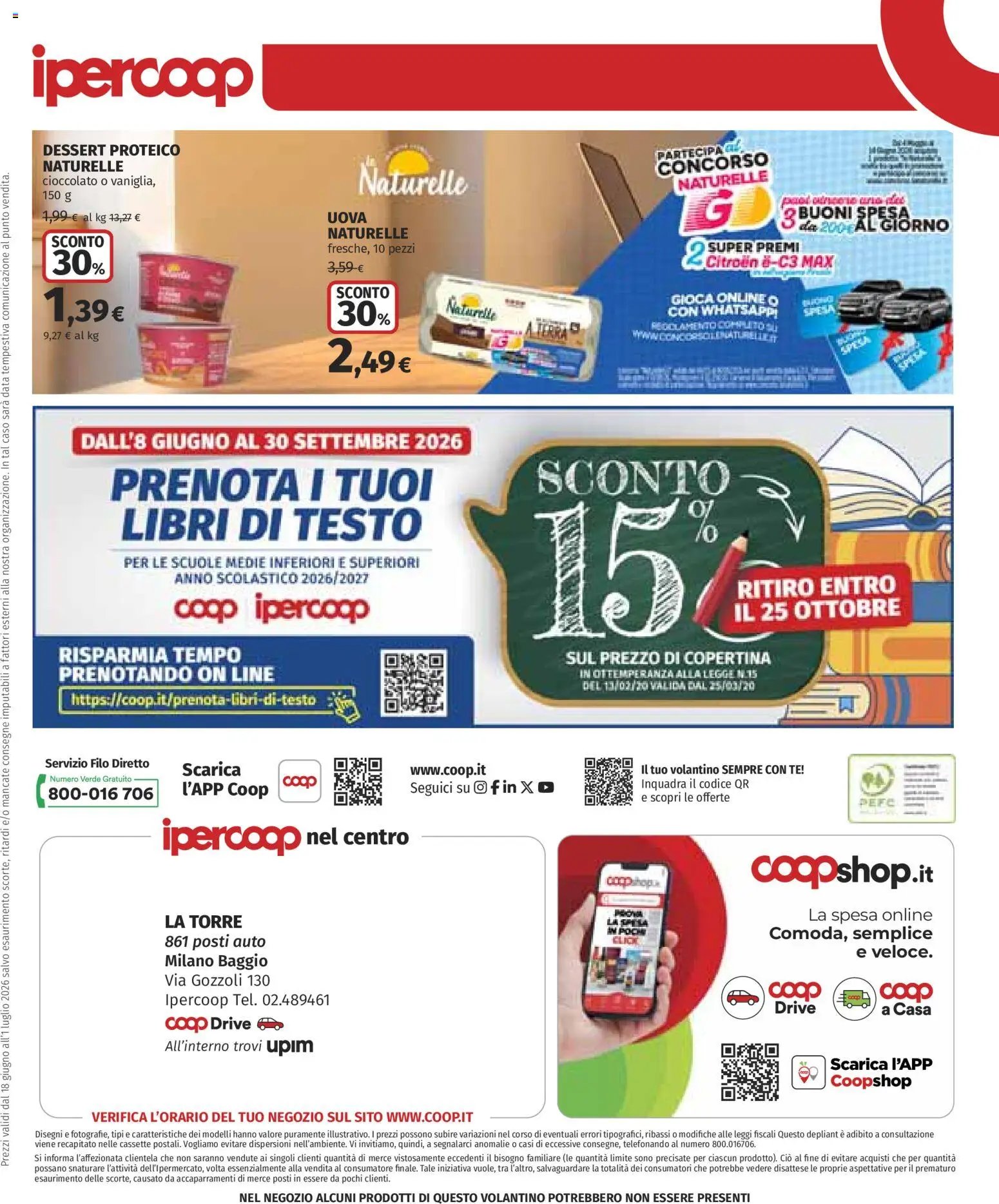 Ipercoop volantino Milano Baggio
