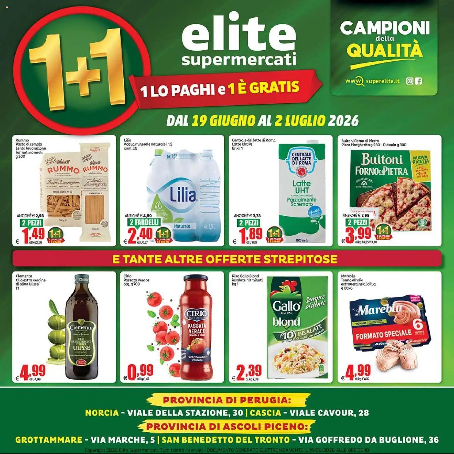 Elite Supermercati volantino