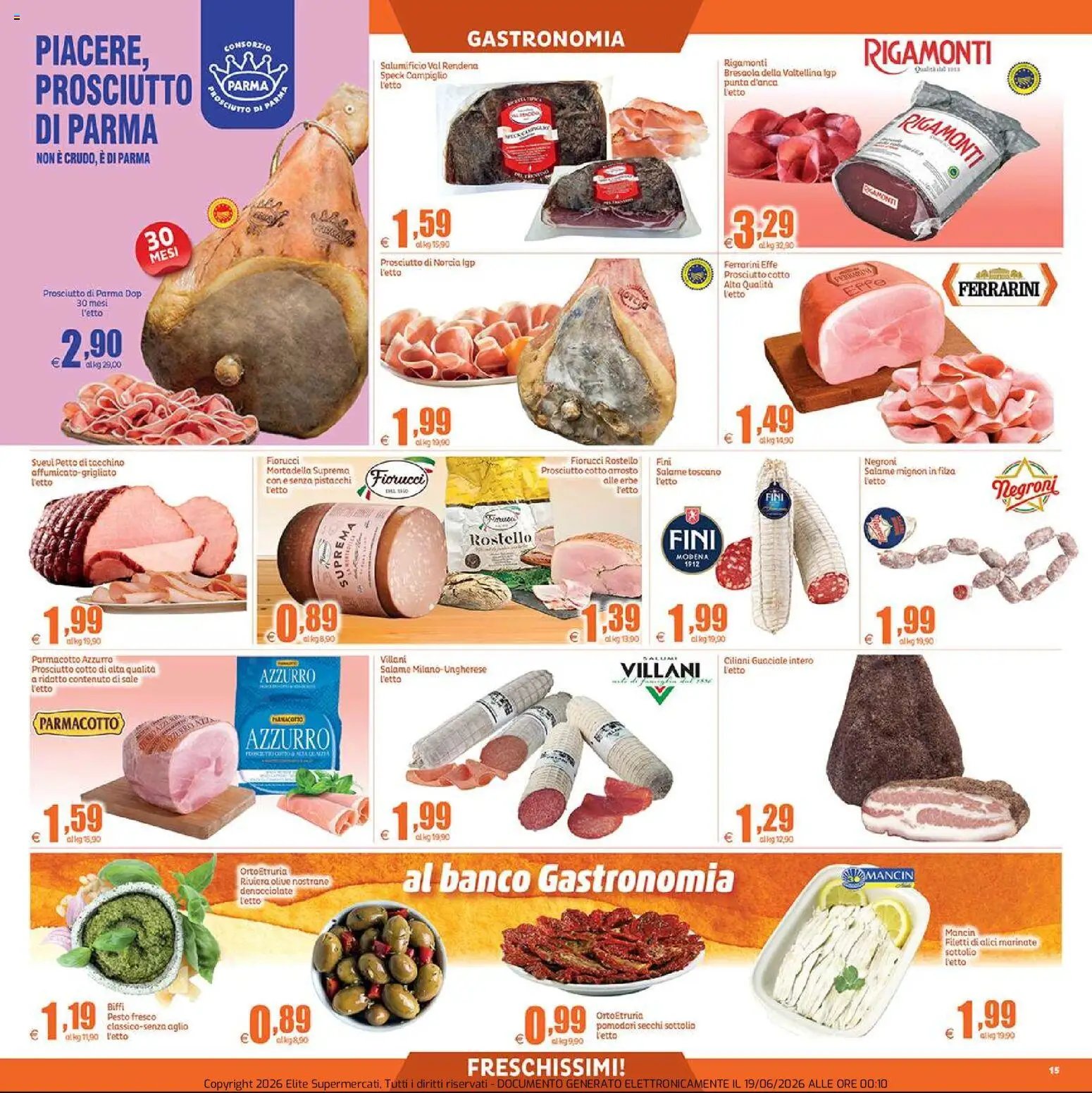 Elite Supermercati volantino