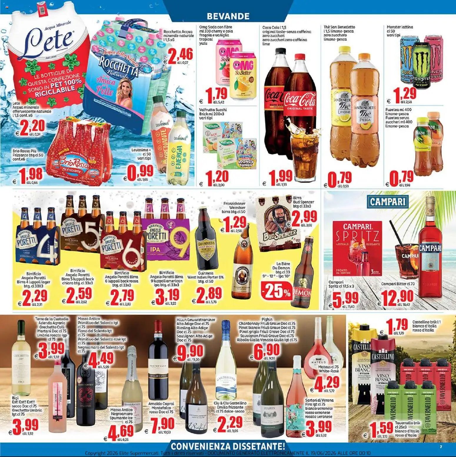Elite Supermercati volantino