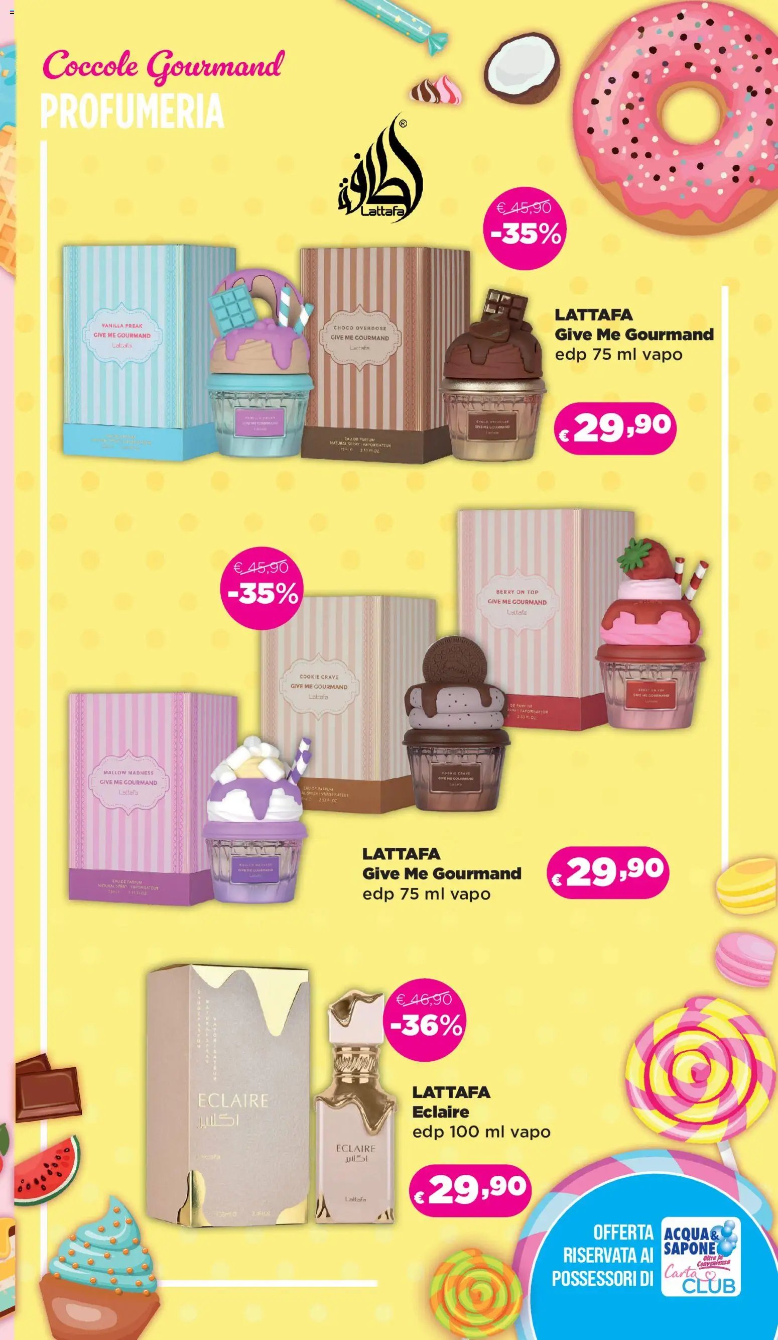 Acqua e Sapone volantino Coccole Gourmand
