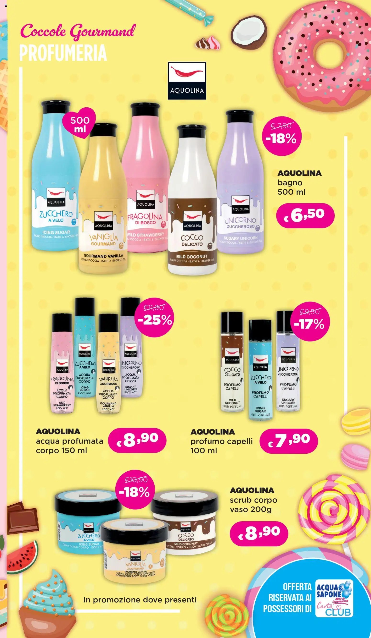 Acqua e Sapone volantino Coccole Gourmand