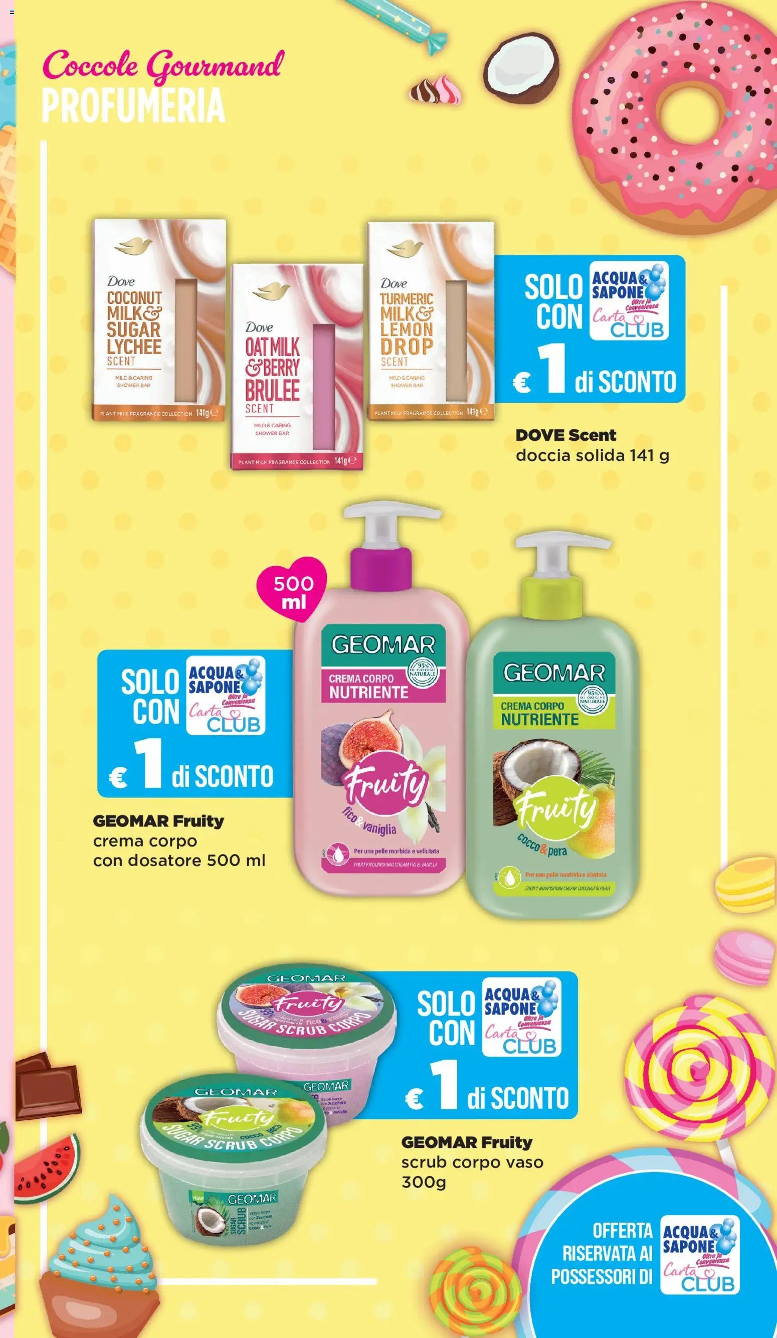 Acqua e Sapone volantino Coccole Gourmand