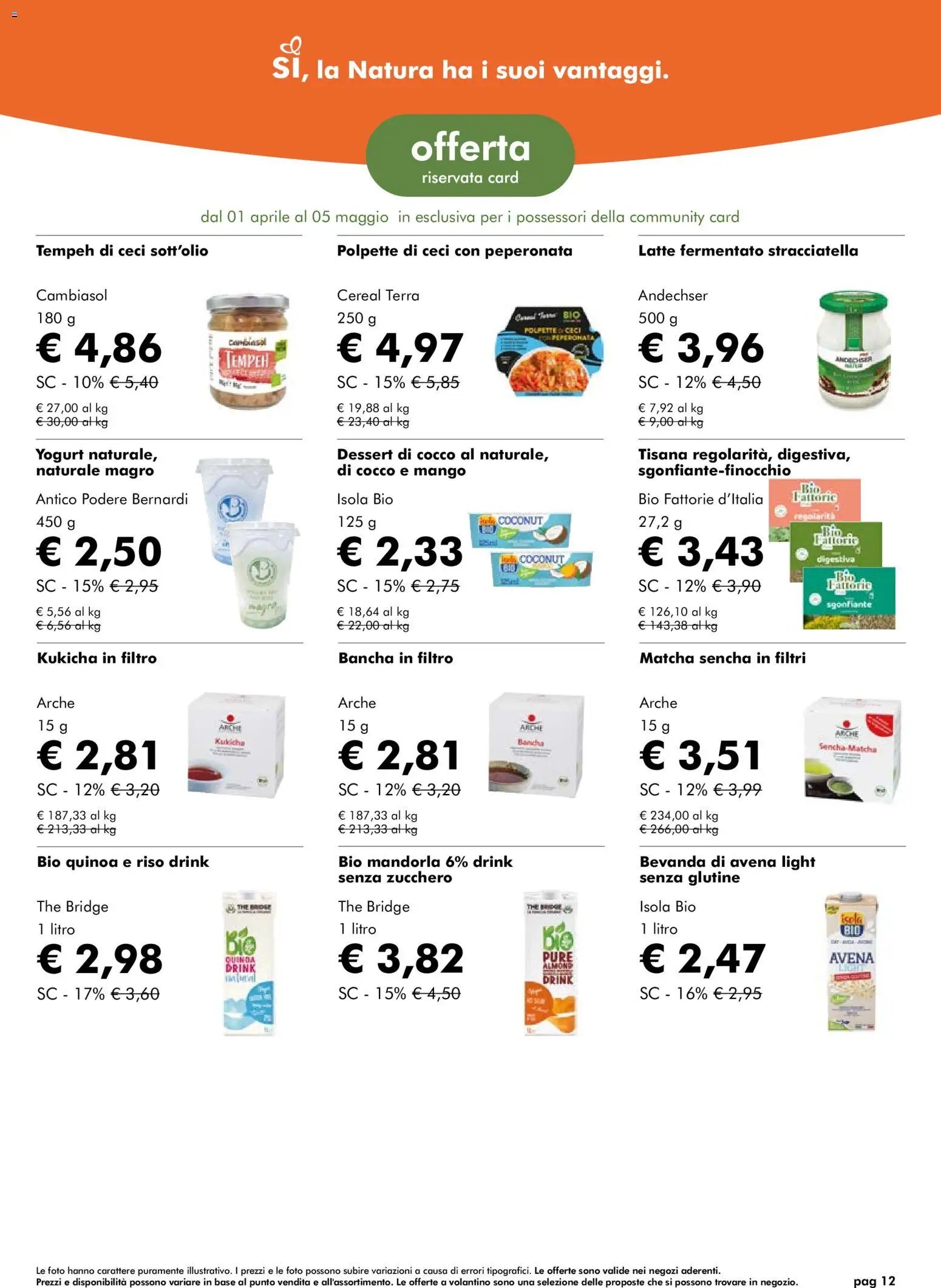 Natura Sì volantino (2026-04-01 - 2026-05-05)