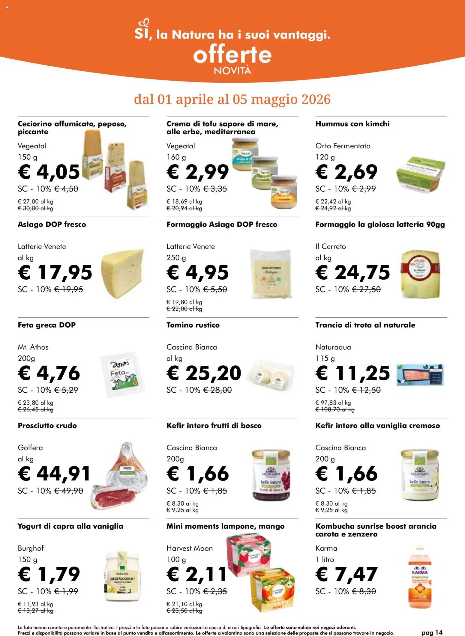 Natura Sì volantino (2026-04-01 - 2026-05-05)