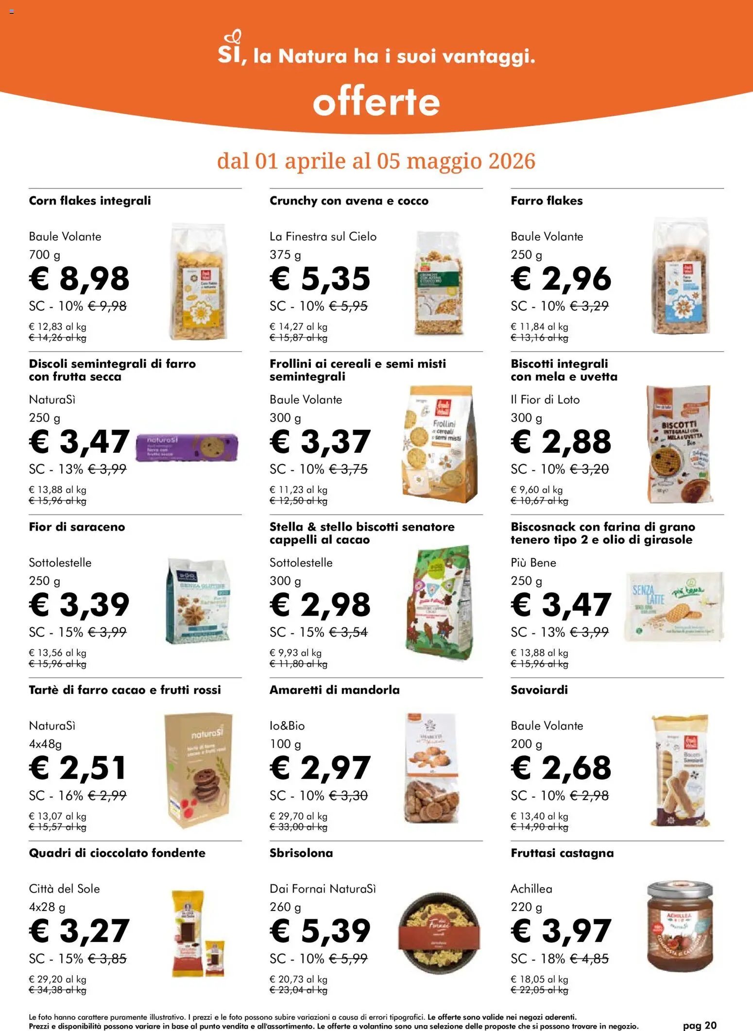 Natura Sì volantino (2026-04-01 - 2026-05-05)