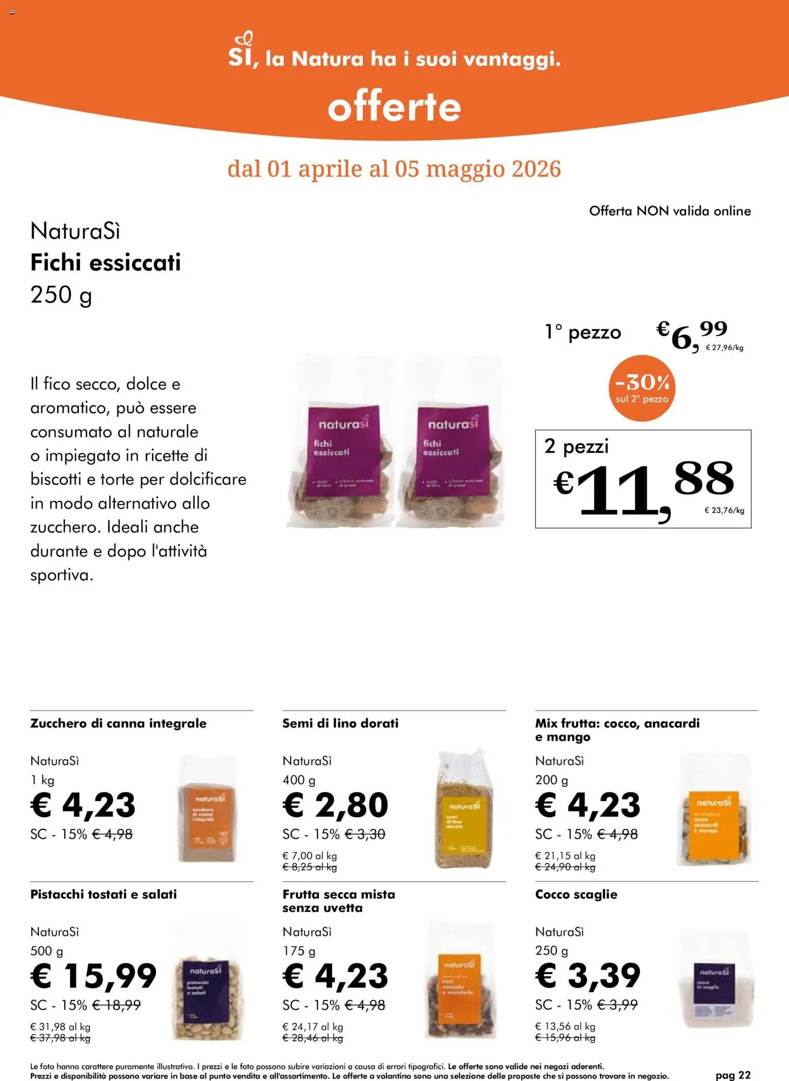 Natura Sì volantino (2026-04-01 - 2026-05-05)