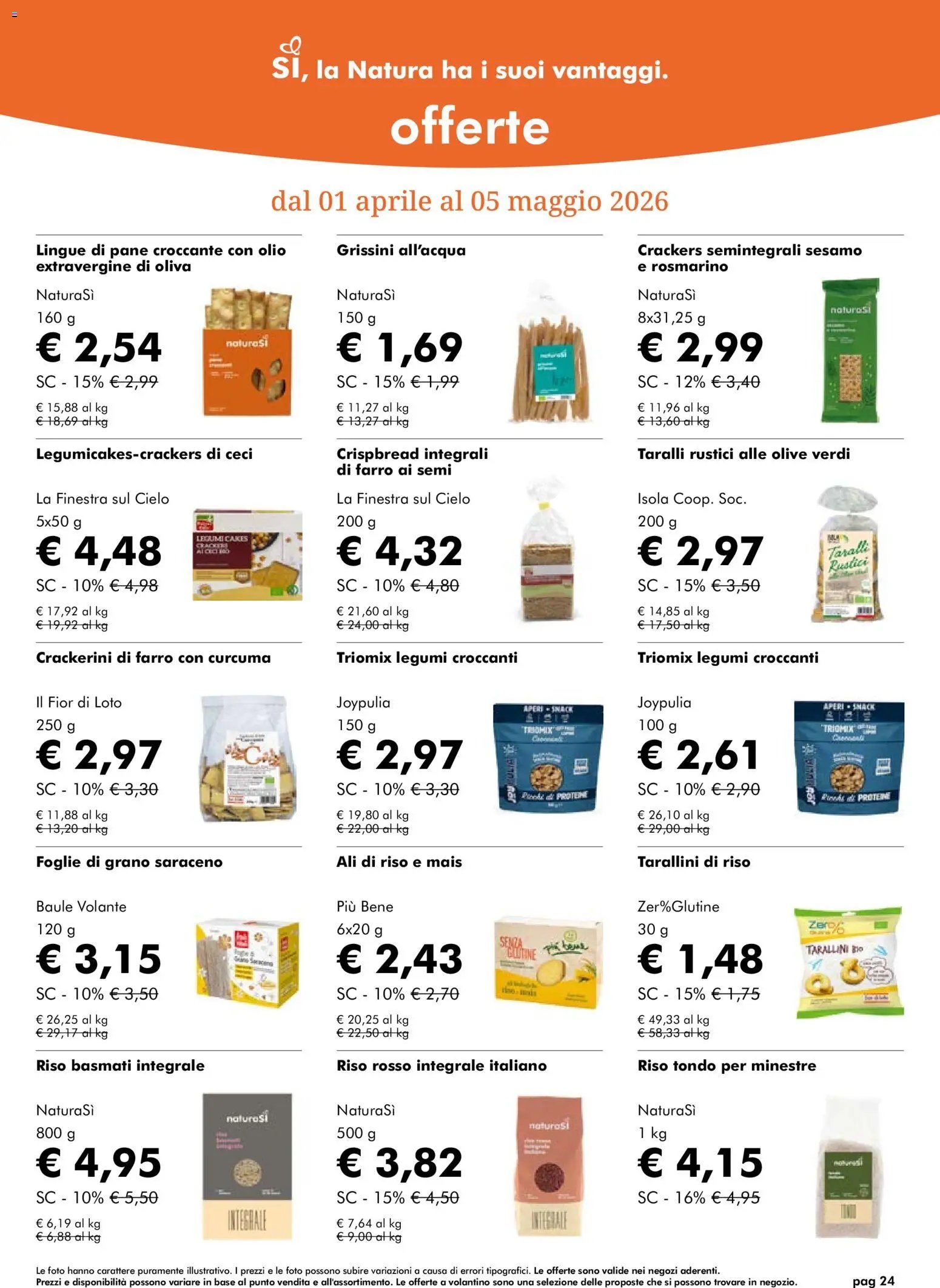 Natura Sì volantino (2026-04-01 - 2026-05-05)